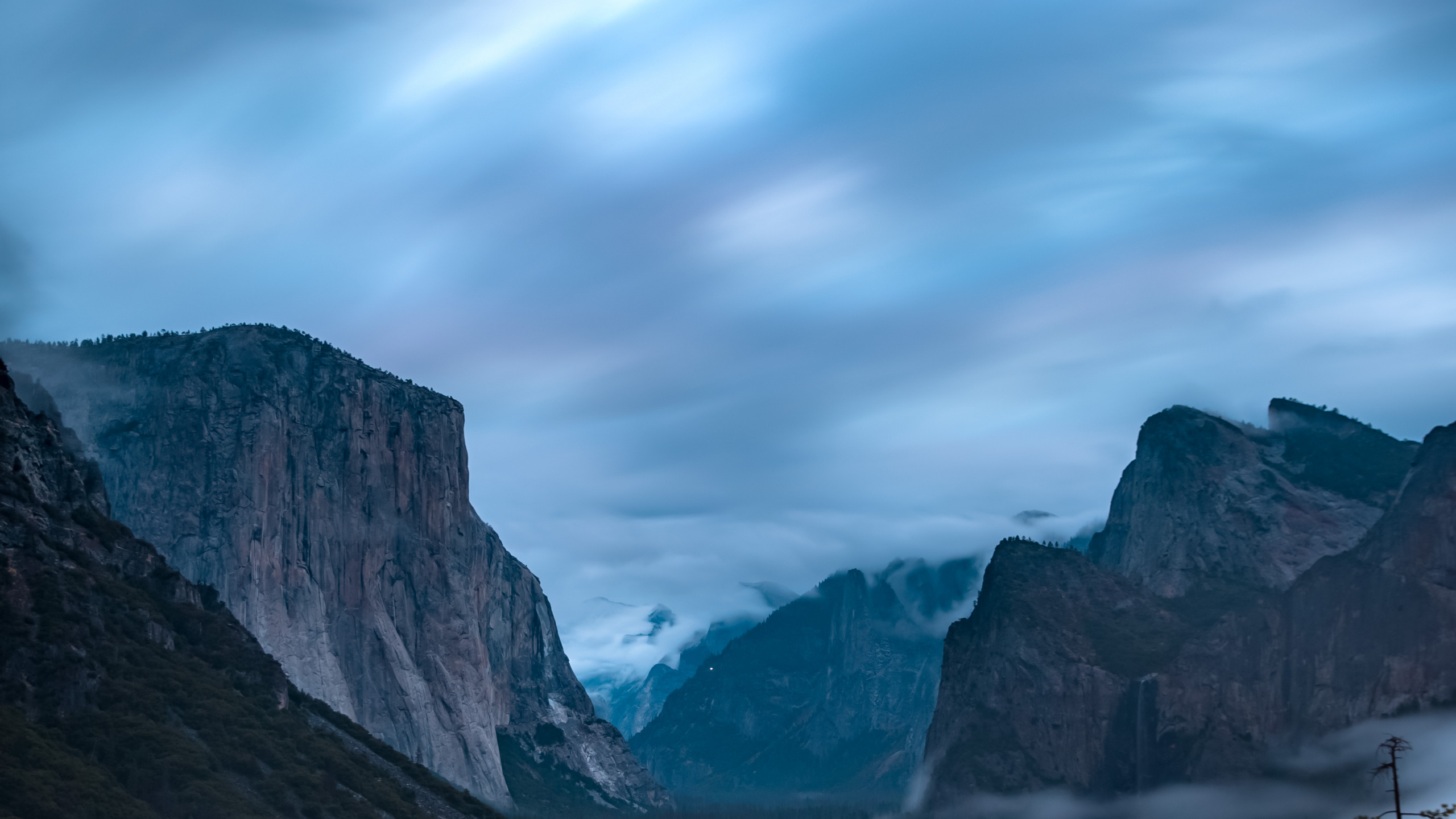 Yosemite Falls, Upper Yosemite Falls, Park, El Capitan, National Park. Wallpaper in 2560x1440 Resolution