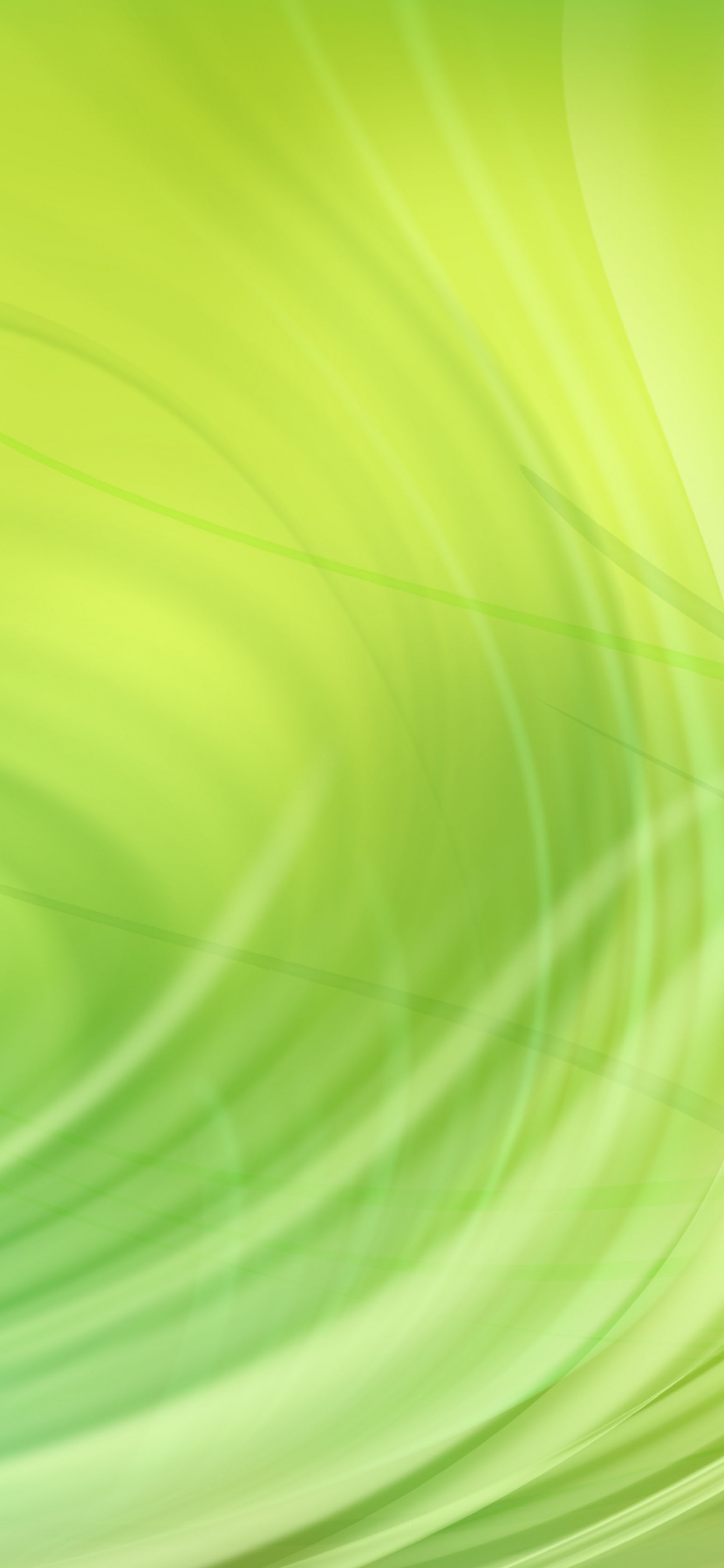 Grüne Und Weiße Lichtillustration. Wallpaper in 1242x2688 Resolution