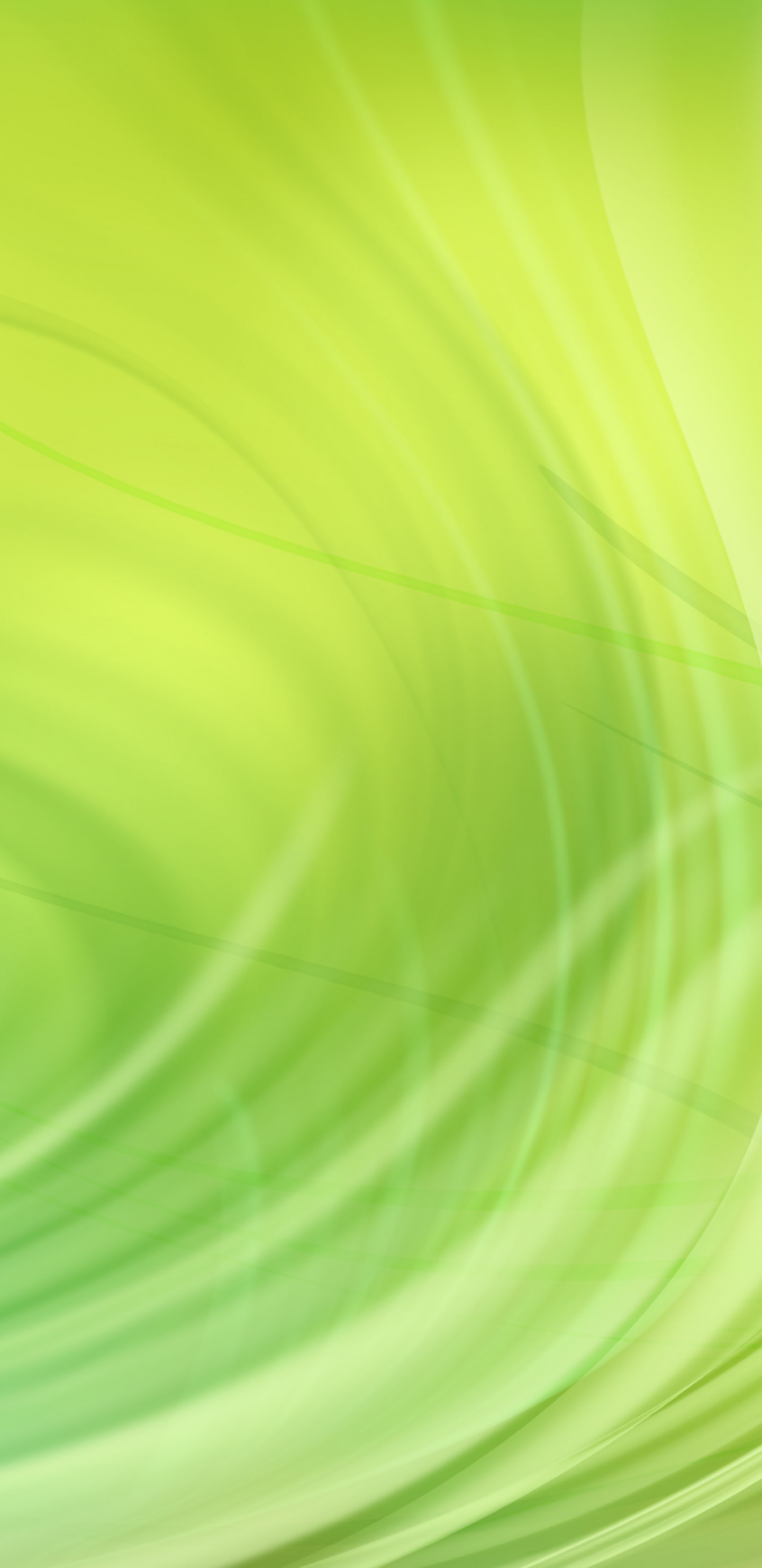 Grüne Und Weiße Lichtillustration. Wallpaper in 1440x2960 Resolution