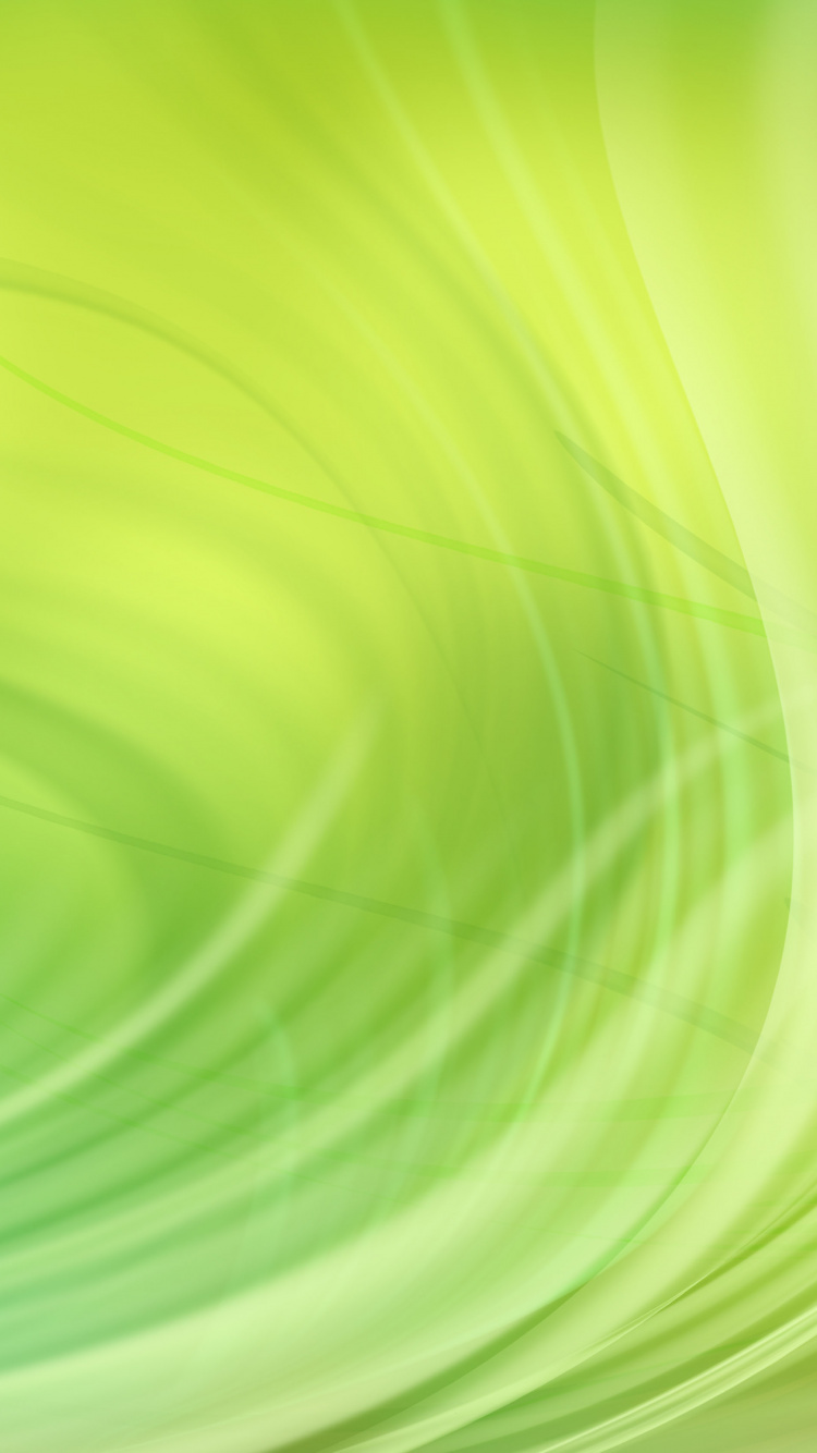 Grüne Und Weiße Lichtillustration. Wallpaper in 750x1334 Resolution