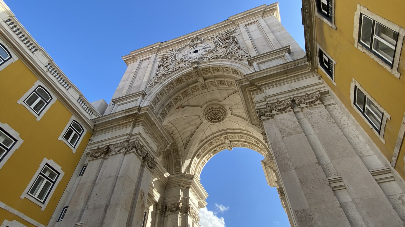 L'architecture Classique, Arc de Triomphe, la Journée, Architecture, Façade. Wallpaper in 1366x768 Resolution