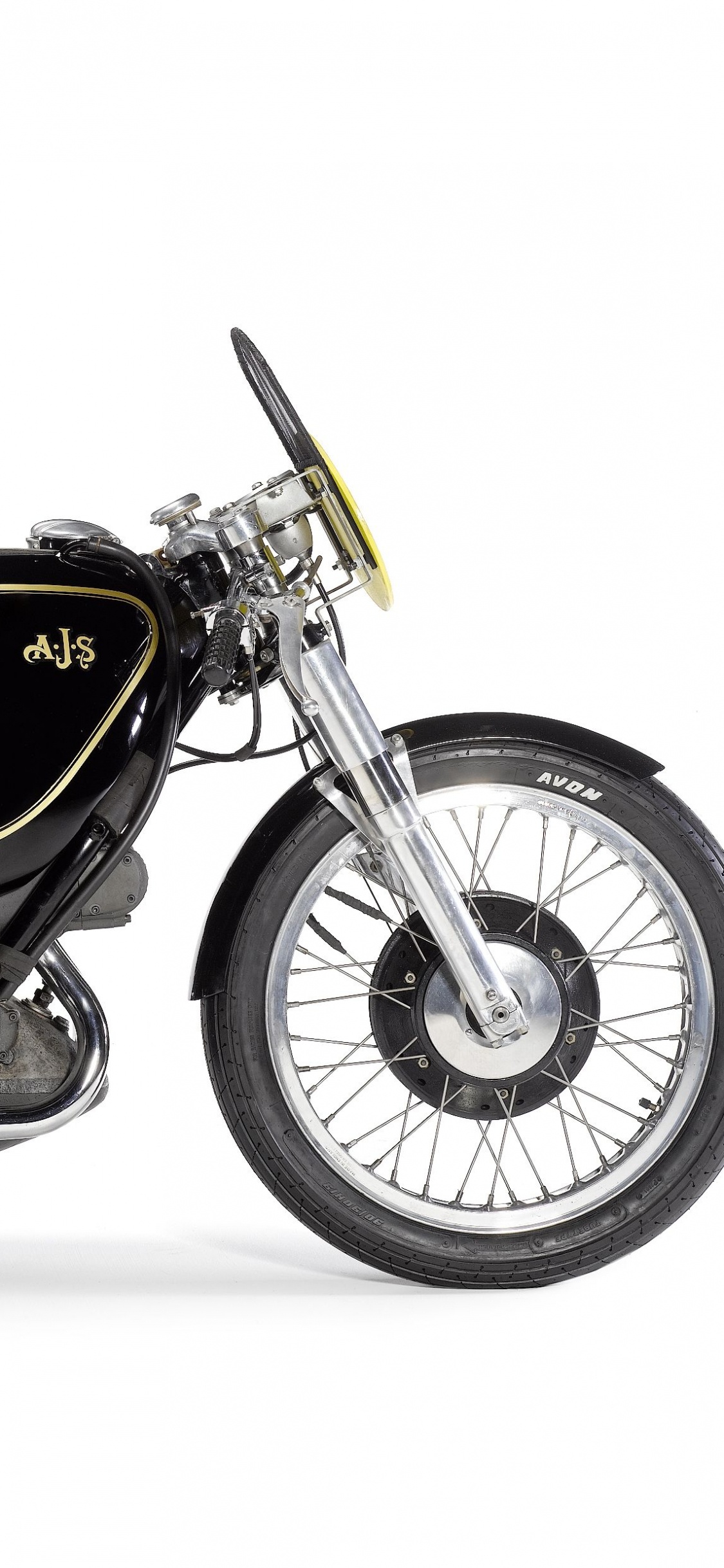 Black and Brown Cruiser Motorcycle. Wallpaper in 1125x2436 Resolution