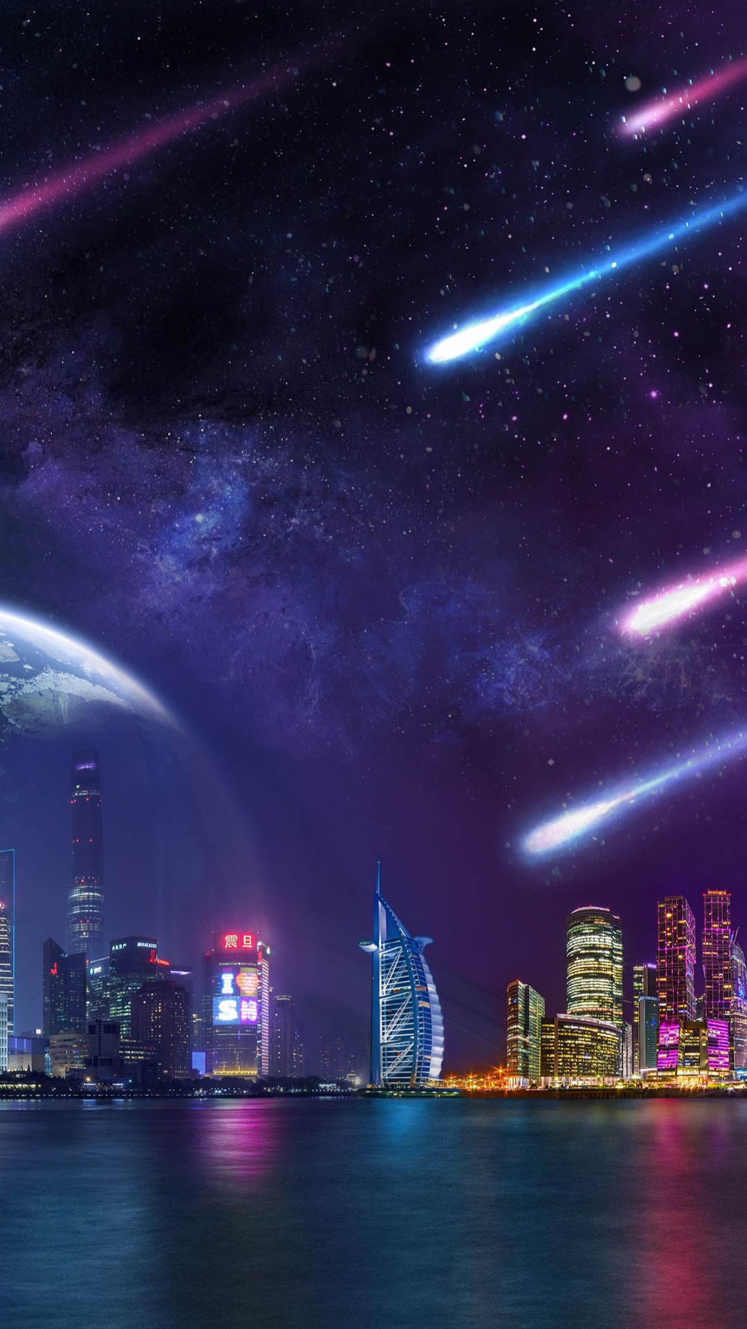 Edificio, Ambiente, Luz, Morado, Naturaleza. Wallpaper in 1080x1920 Resolution