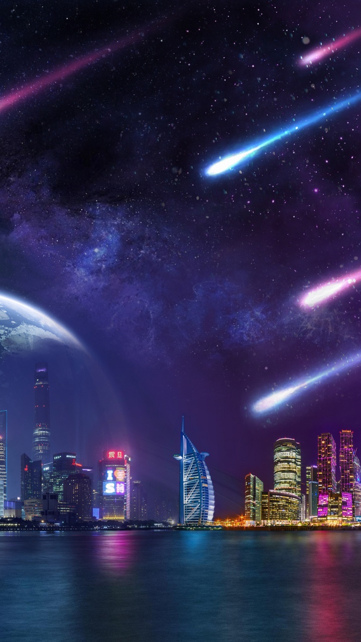 Edificio, Ambiente, Luz, Morado, Naturaleza. Wallpaper in 720x1280 Resolution