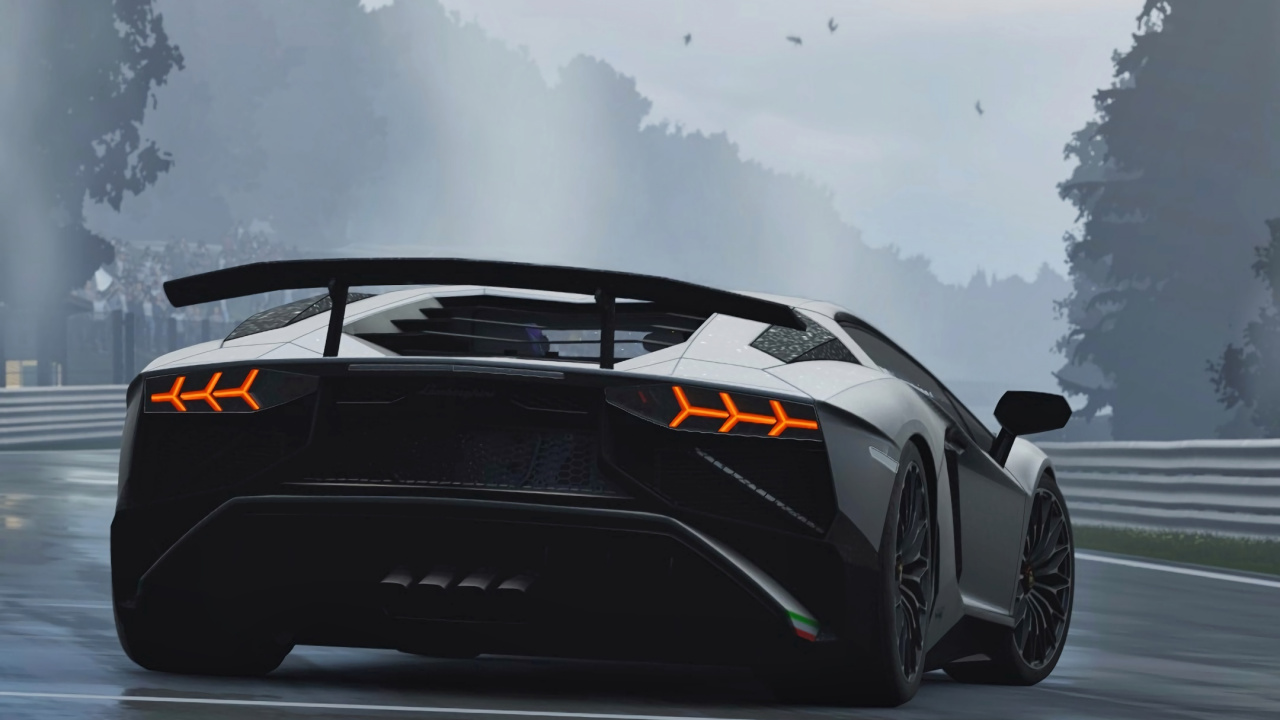 Black Porsche 911 on Water. Wallpaper in 1280x720 Resolution