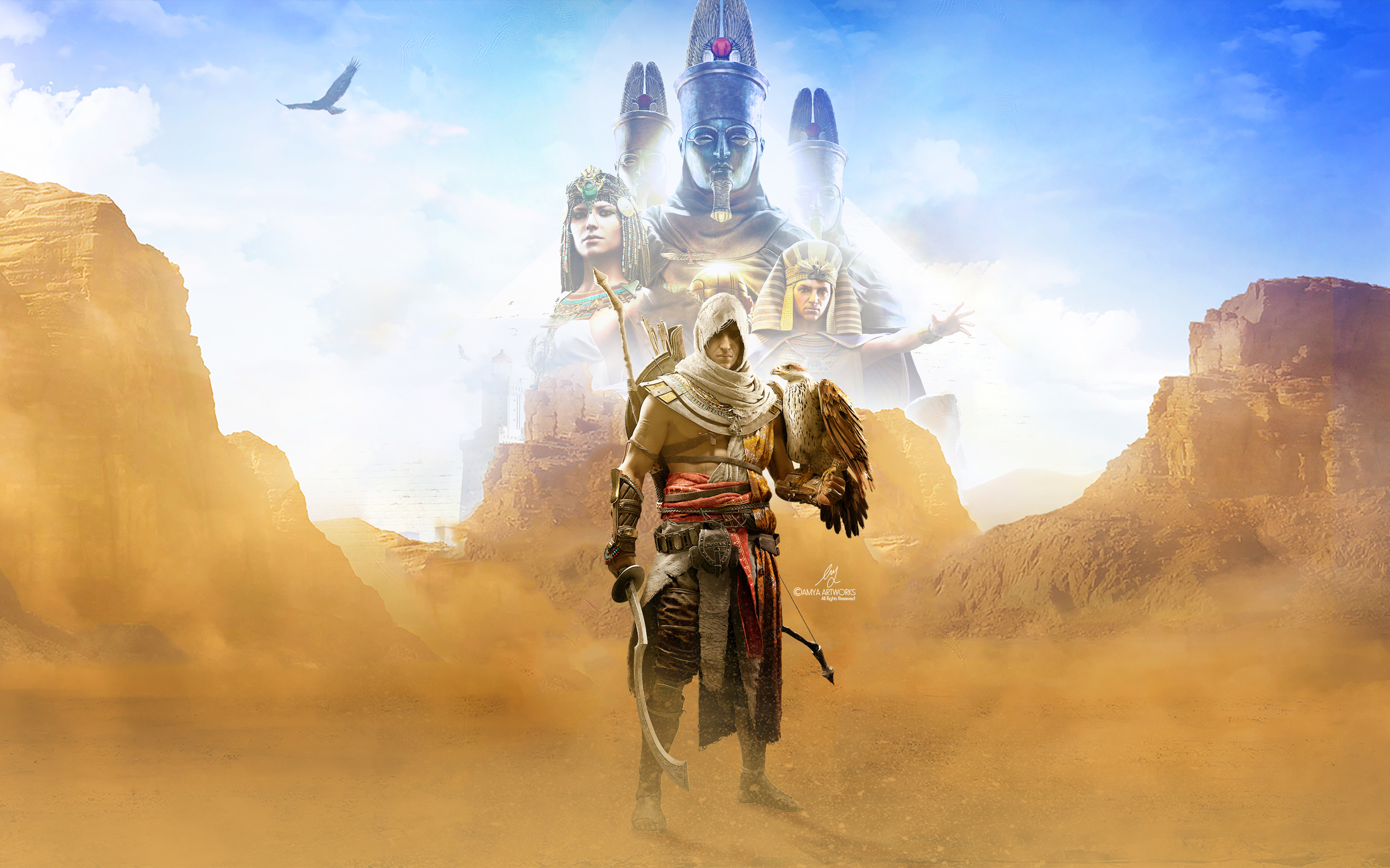 Assassins Creed Origins Wallpaper And Logo By Thegoldenbox  Assassins  Creed Origins Emblem  792x1009 PNG Download  PNGkit