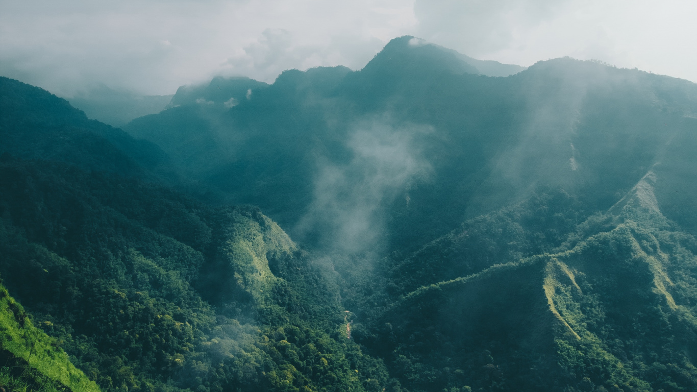 Hochland, Bergigen Landschaftsformen, Bergstation, Natur, Gr. Wallpaper in 1366x768 Resolution
