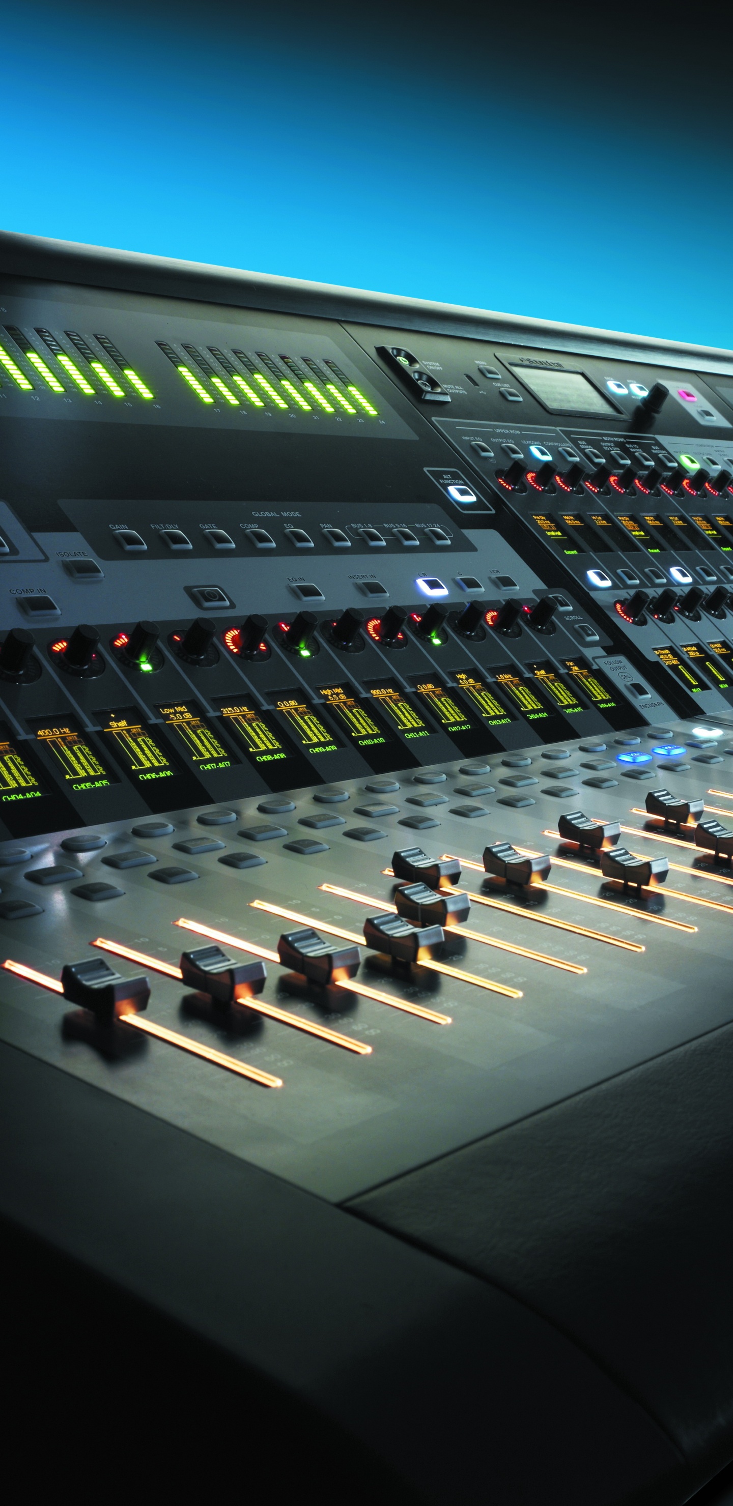 Mischpult, Tonstudio, Audiogeräten, Technologie, Elektronisches Instrument. Wallpaper in 1440x2960 Resolution