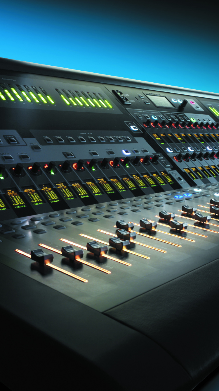 Mischpult, Tonstudio, Audiogeräten, Technologie, Elektronisches Instrument. Wallpaper in 750x1334 Resolution