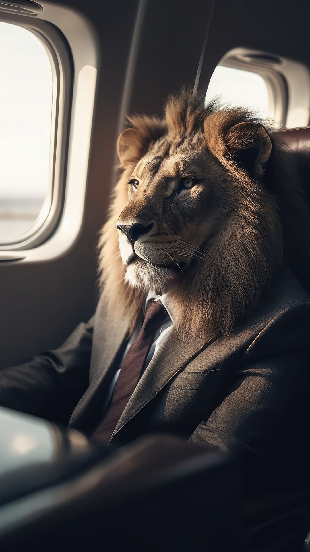 Smartphone, Lion, Felidae, Carnivores, Panthera. Wallpaper in 1080x1920 Resolution