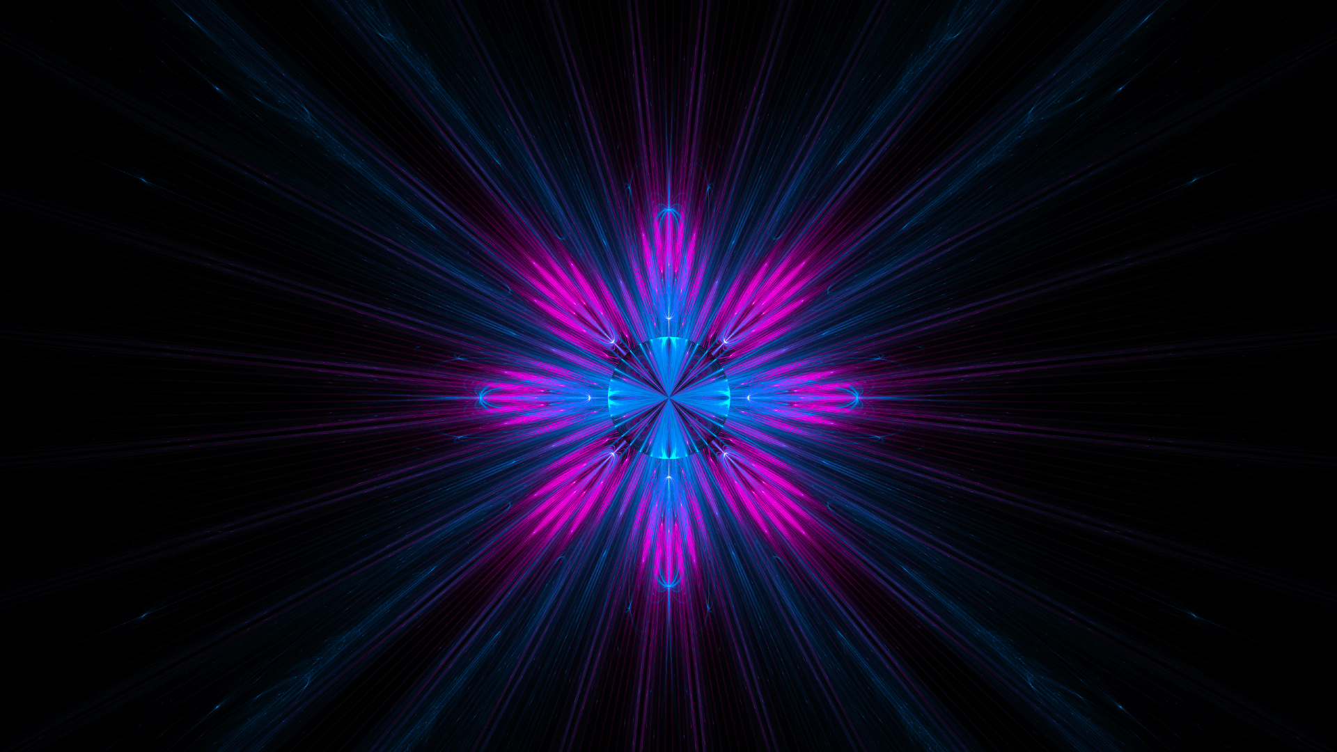 Purple and Blue Light in Dark Room. Wallpaper in 1920x1080 Resolution