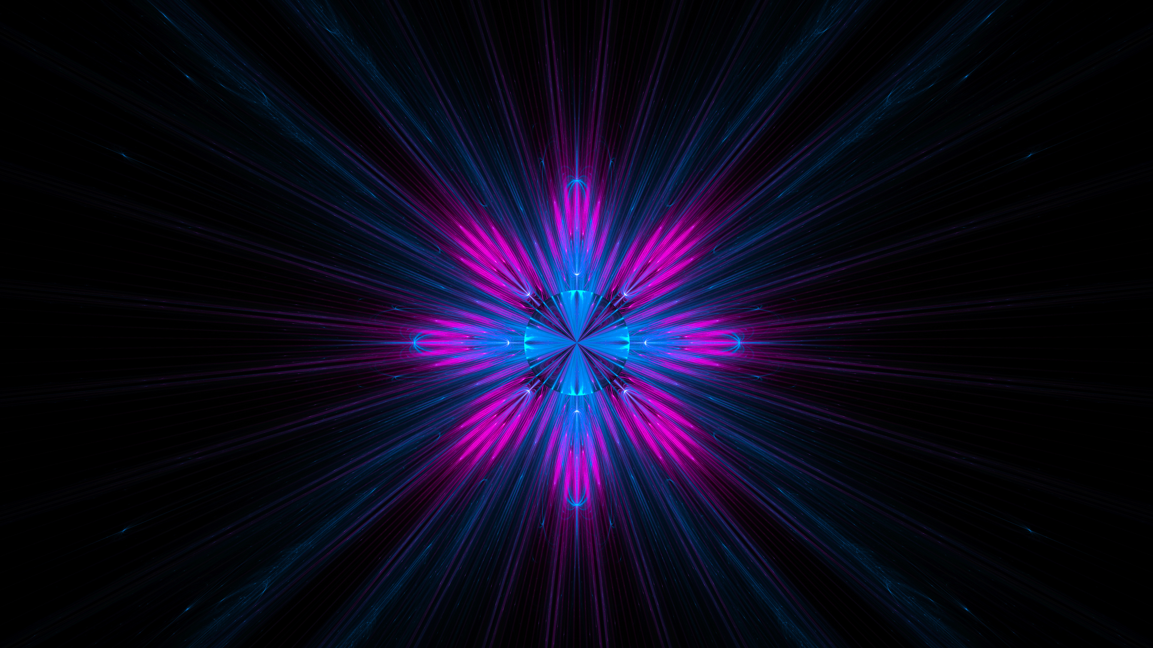 Purple and Blue Light in Dark Room. Wallpaper in 3840x2160 Resolution