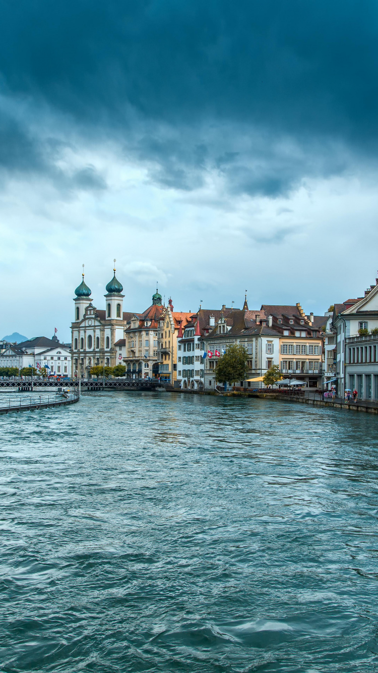 运河, 城市, 大海, 城市景观, 全景图 壁纸 750x1334 允许