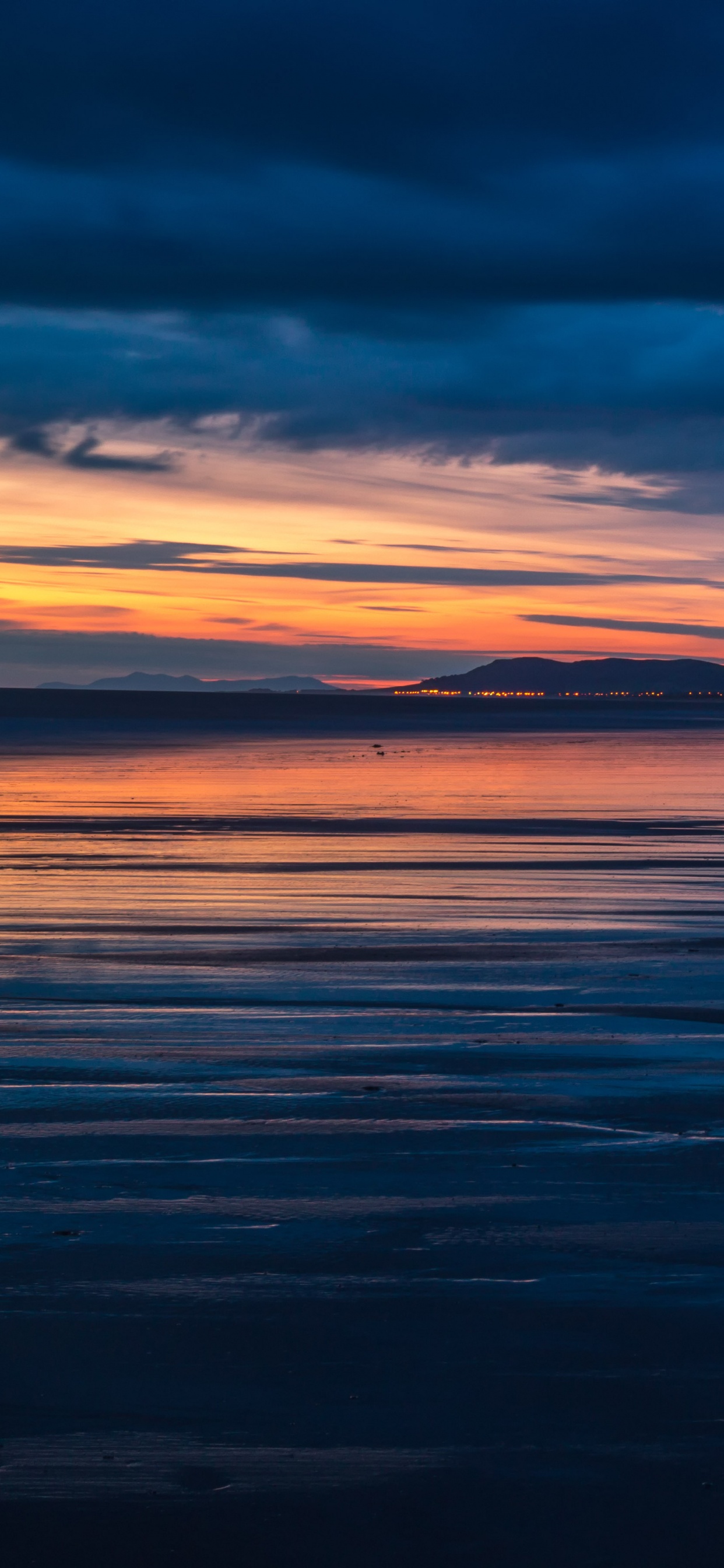 Horizon, Mer, Blue, Eau, Soir. Wallpaper in 1242x2688 Resolution