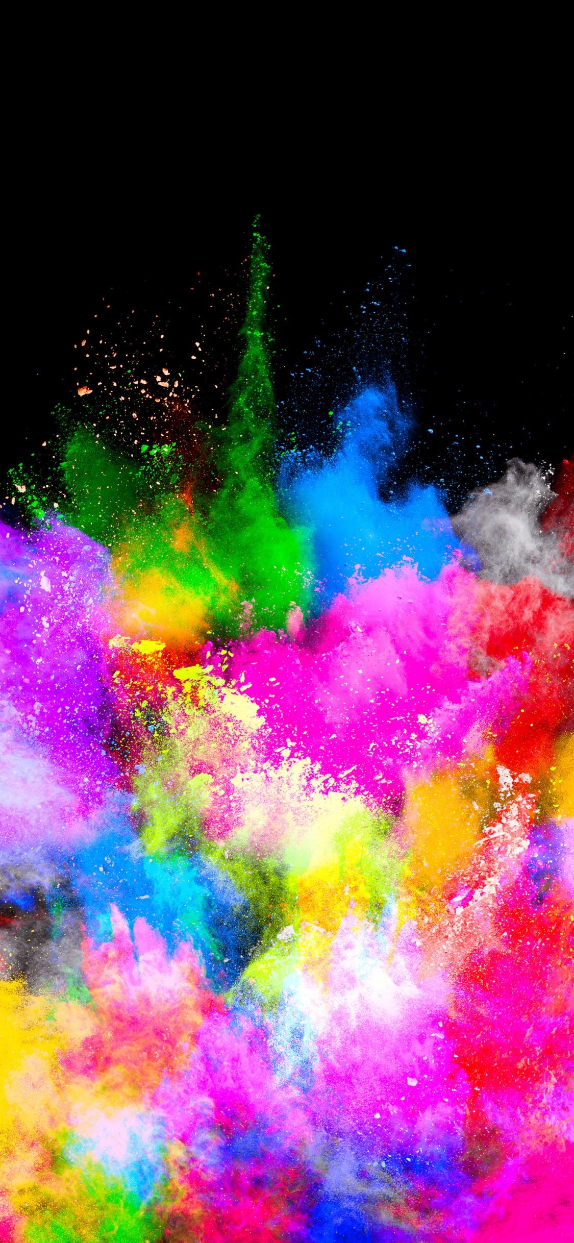 Dust Explosion, Abstract Art, Dust, Abstraction, Illustration. Wallpaper in 1125x2436 Resolution