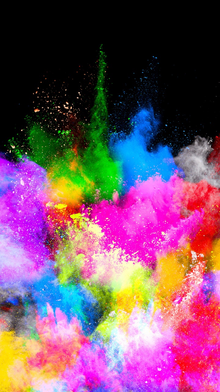 Dust Explosion, Abstract Art, Dust, Abstraction, Illustration. Wallpaper in 720x1280 Resolution