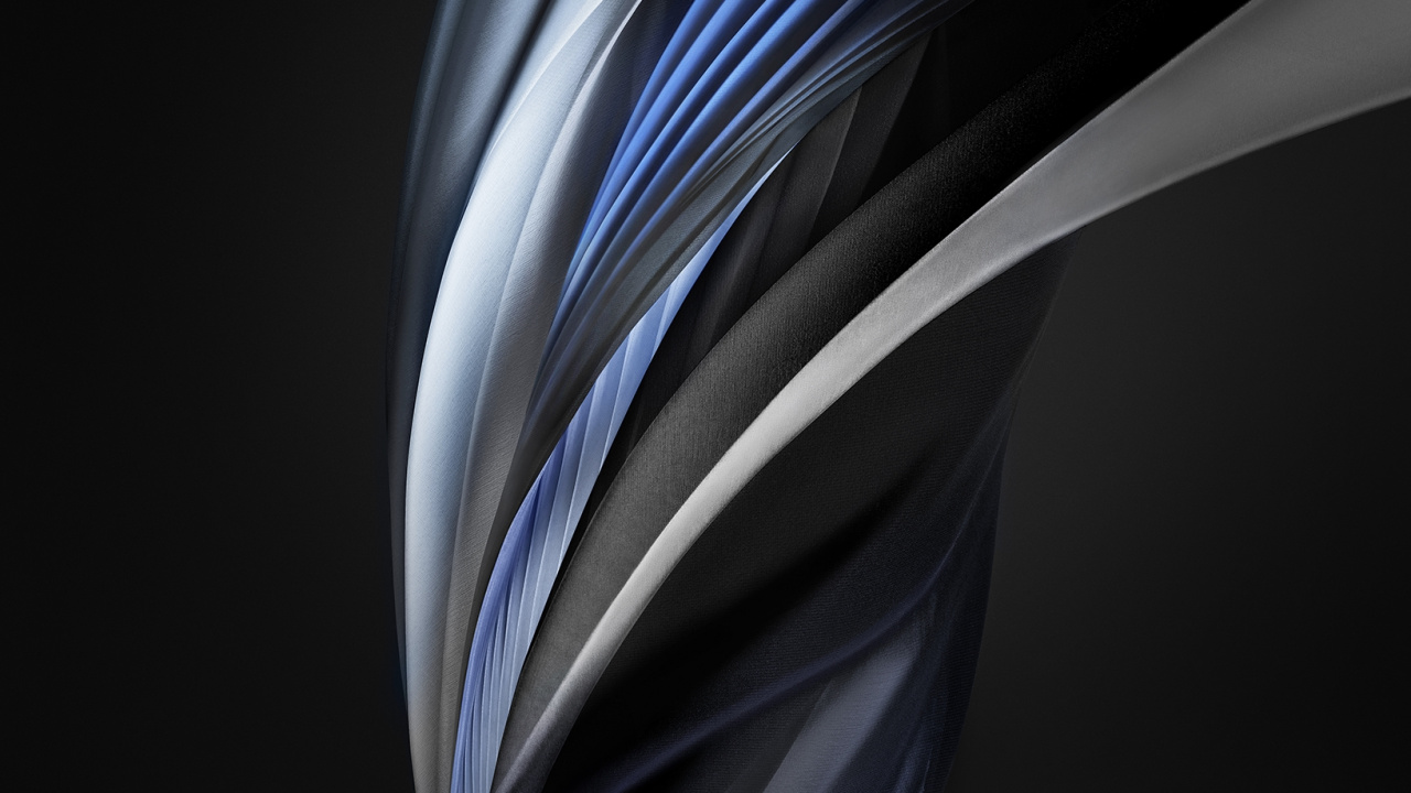 Äpfeln, Ios, Smartphone, Schwarz, Electric Blue. Wallpaper in 1280x720 Resolution