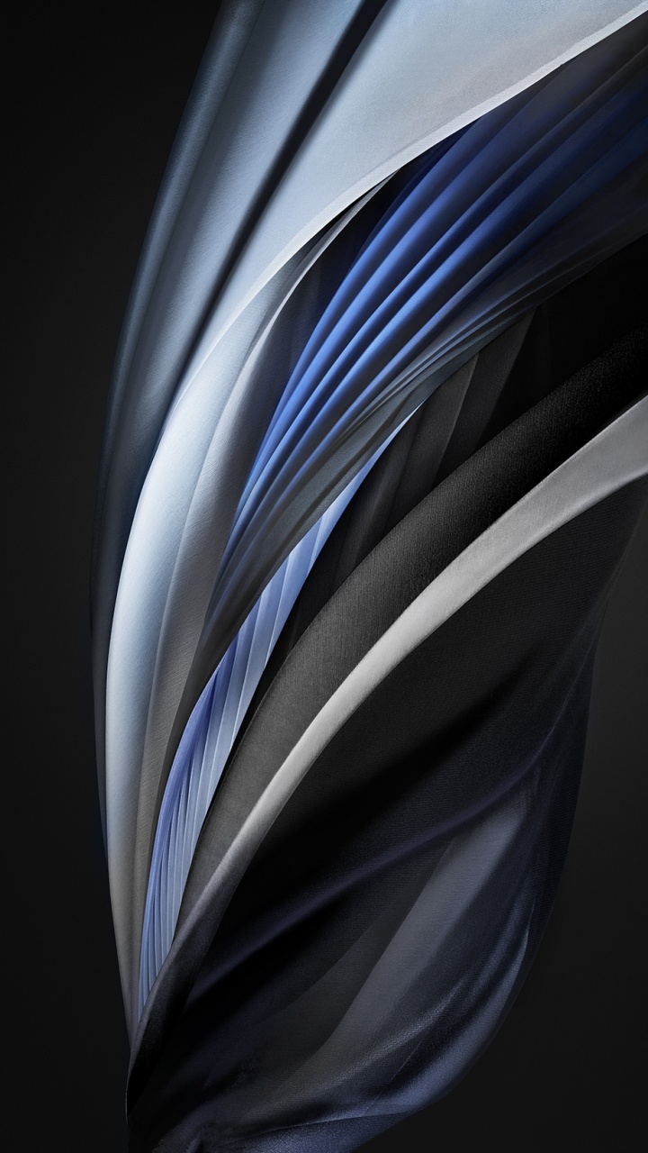 Äpfeln, Ios, Smartphone, Schwarz, Electric Blue. Wallpaper in 720x1280 Resolution