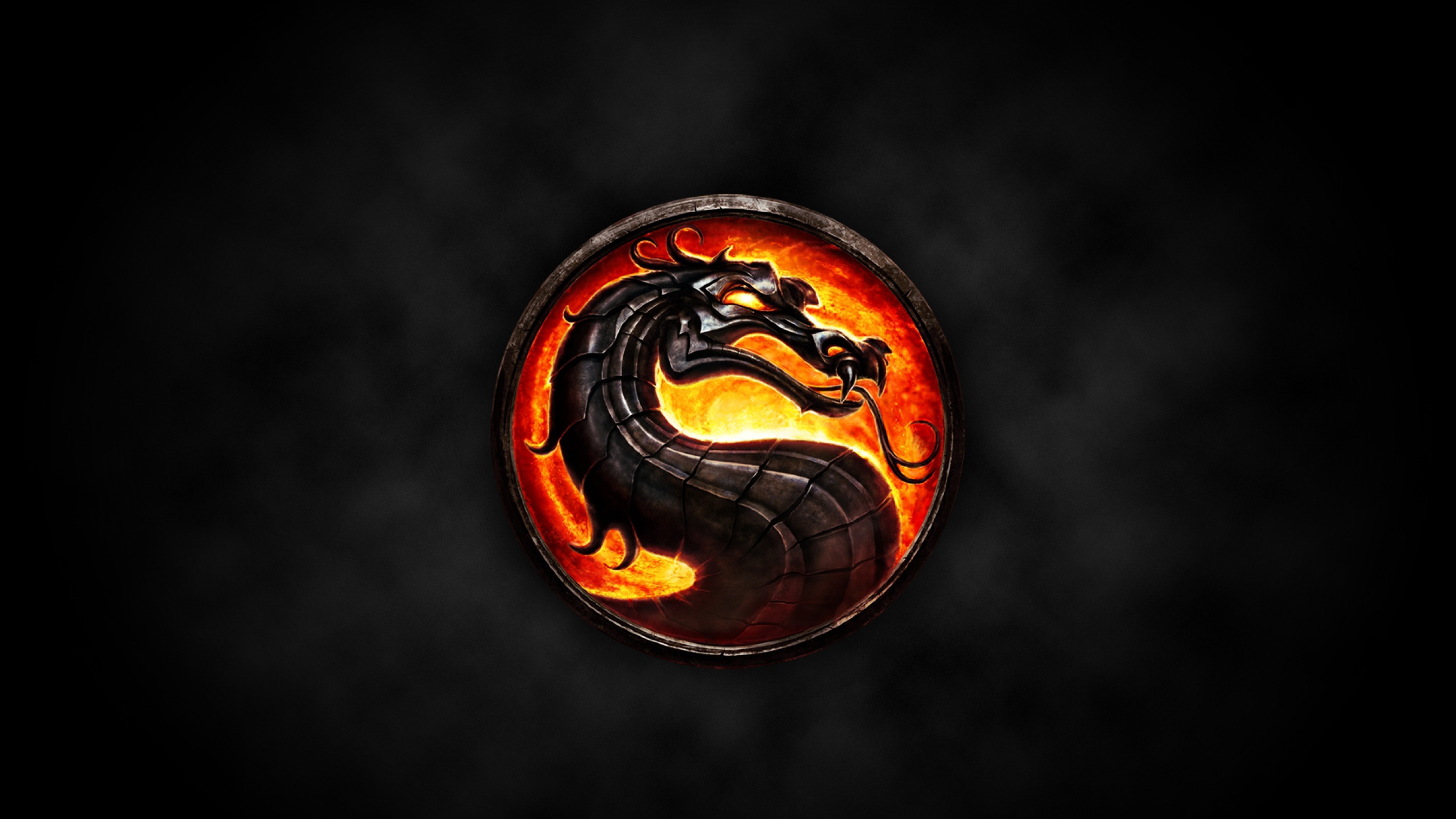 Mortal Kombat x, Mortal Kombat 11, Mortal Kombat, Skorpion, Firmenzeichen. Wallpaper in 3840x2160 Resolution