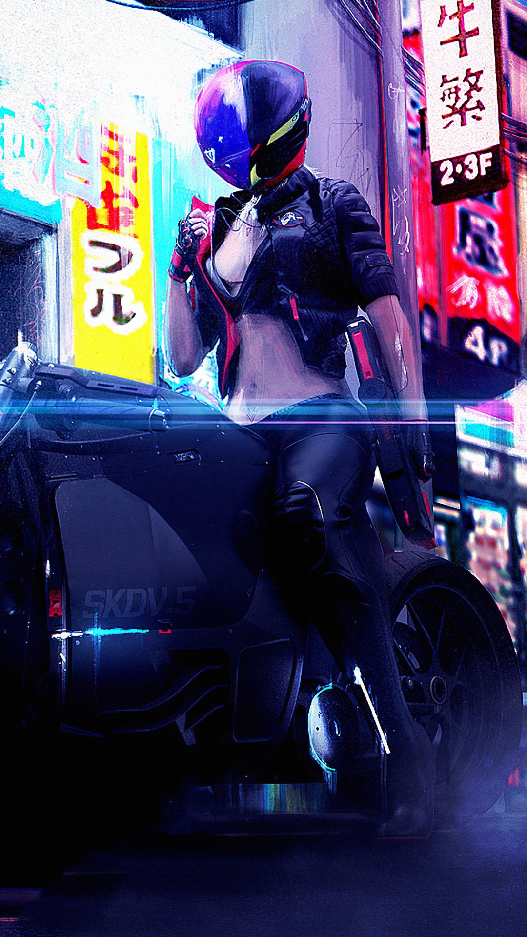 Cyberpunk 2077, Cyberpunk, Tire, Wheel, Automotive Tire. Wallpaper in 1080x1920 Resolution