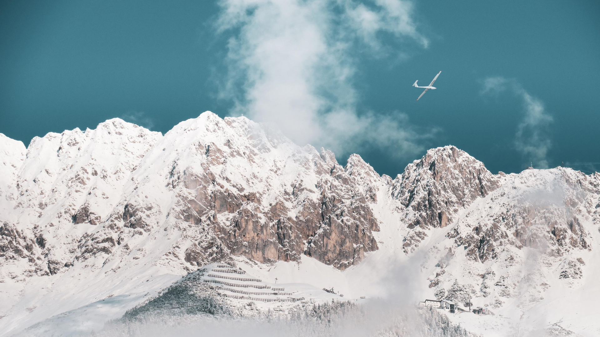 Mount Scenery, Eiskappe, Himmel, Alpen, Bergigen Landschaftsformen. Wallpaper in 1920x1080 Resolution