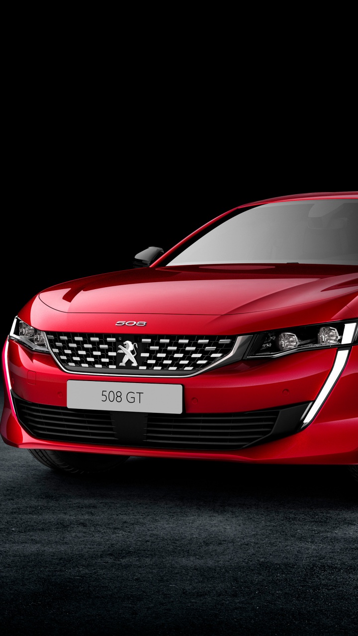 Red Honda Car on Black Background. Wallpaper in 720x1280 Resolution