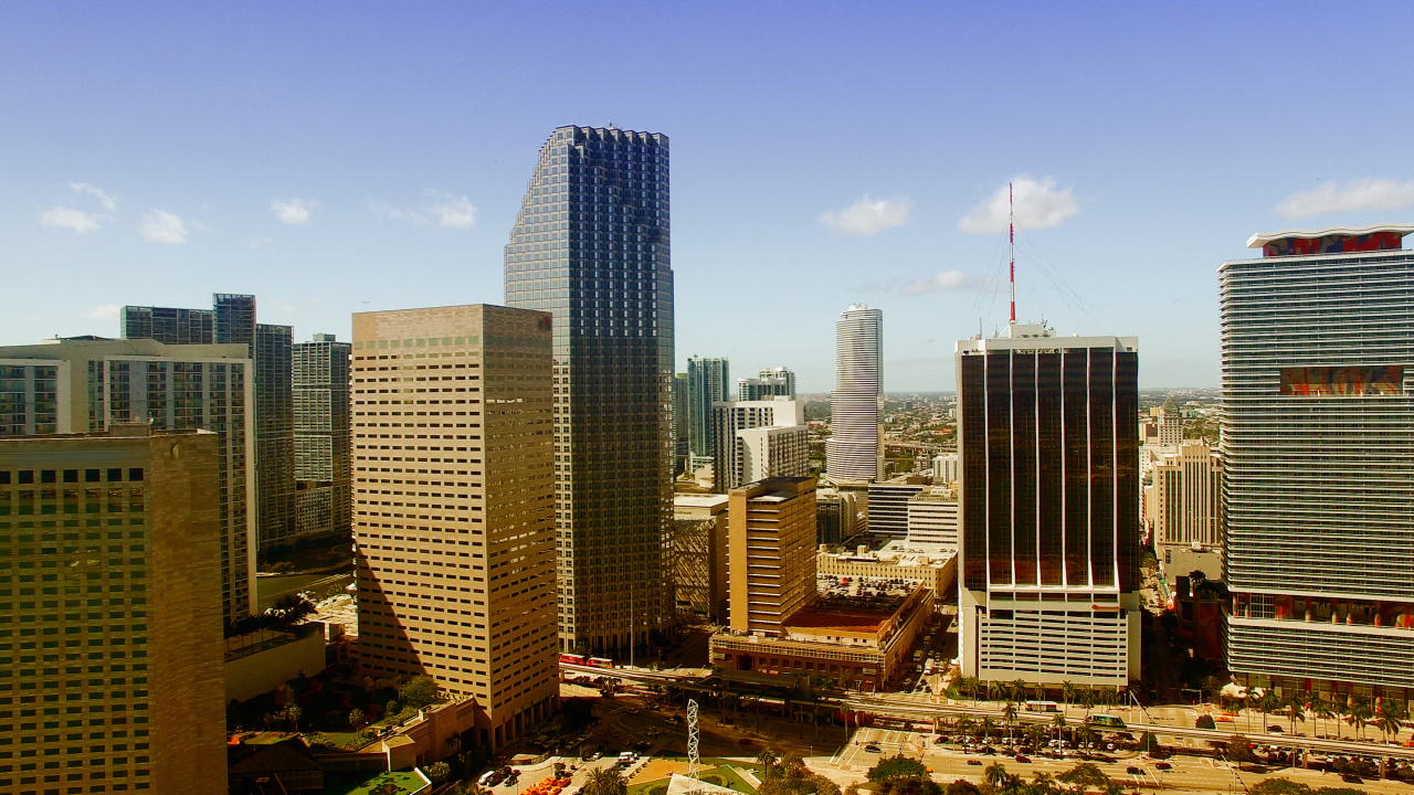 High Rise Buildings During Daytime. Wallpaper in 1280x720 Resolution