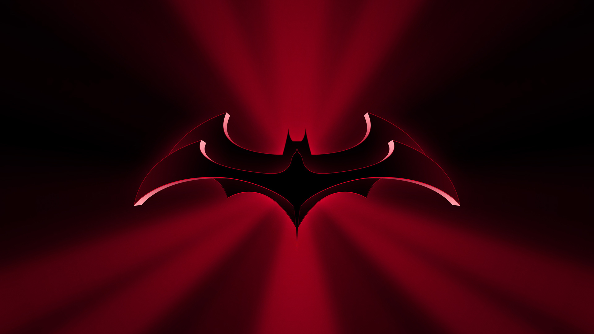 Illustration Étoile Rouge et Noire. Wallpaper in 1920x1080 Resolution