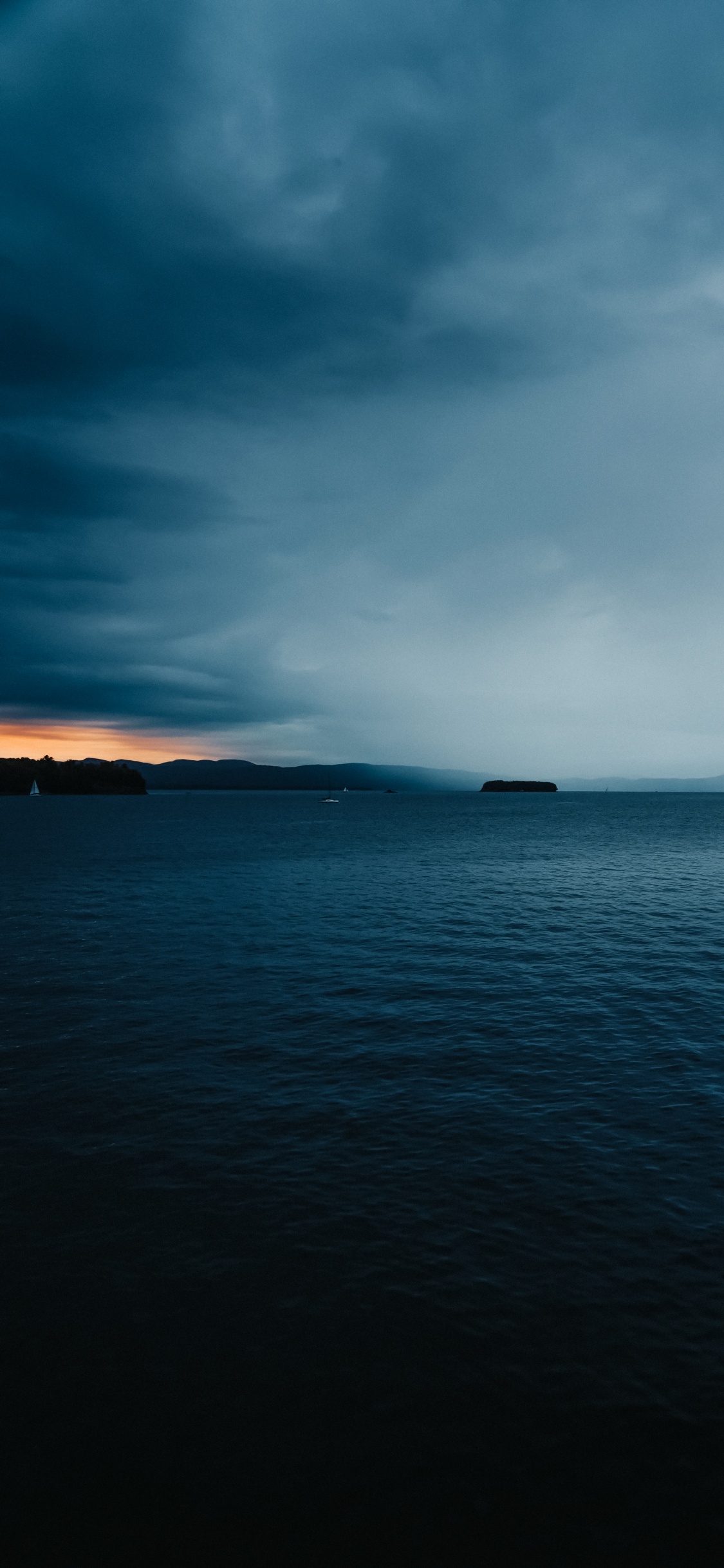 Meer, Wasser, Ozean, Atmosphäre, Cloud. Wallpaper in 1125x2436 Resolution