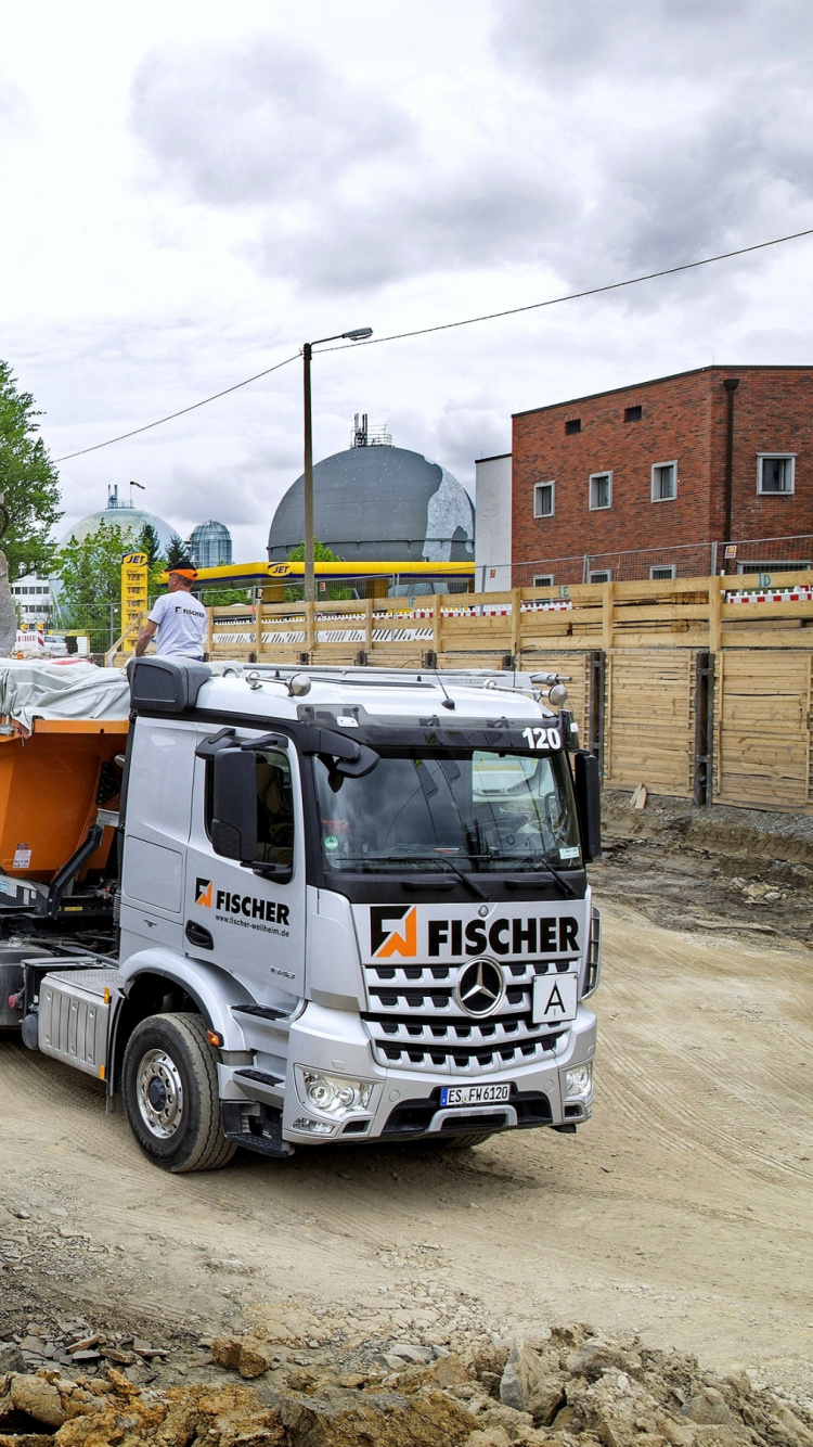 卡车, 建设, 运输, 建筑设备, 的土壤 壁纸 750x1334 允许