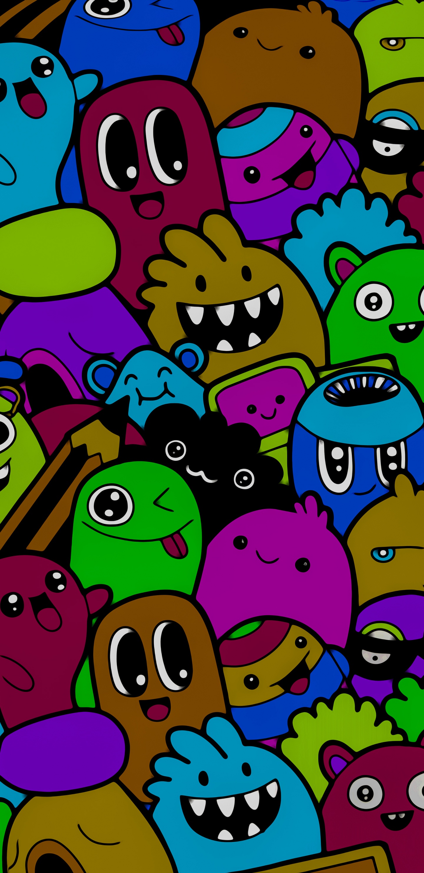 Cartoon, Visual Arts, Design, Wei, Textil. Wallpaper in 1440x2960 Resolution