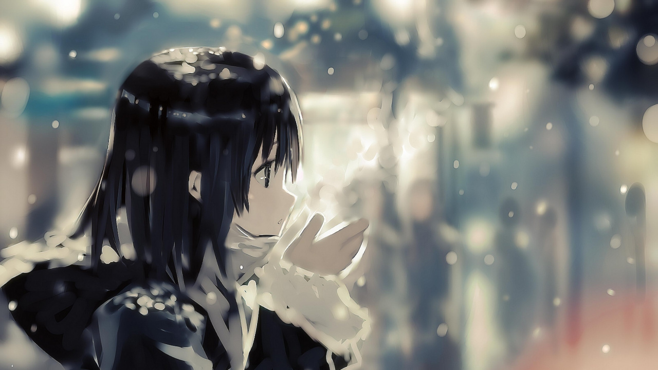 Weißes Und Blaues Glasdekor. Wallpaper in 1280x720 Resolution