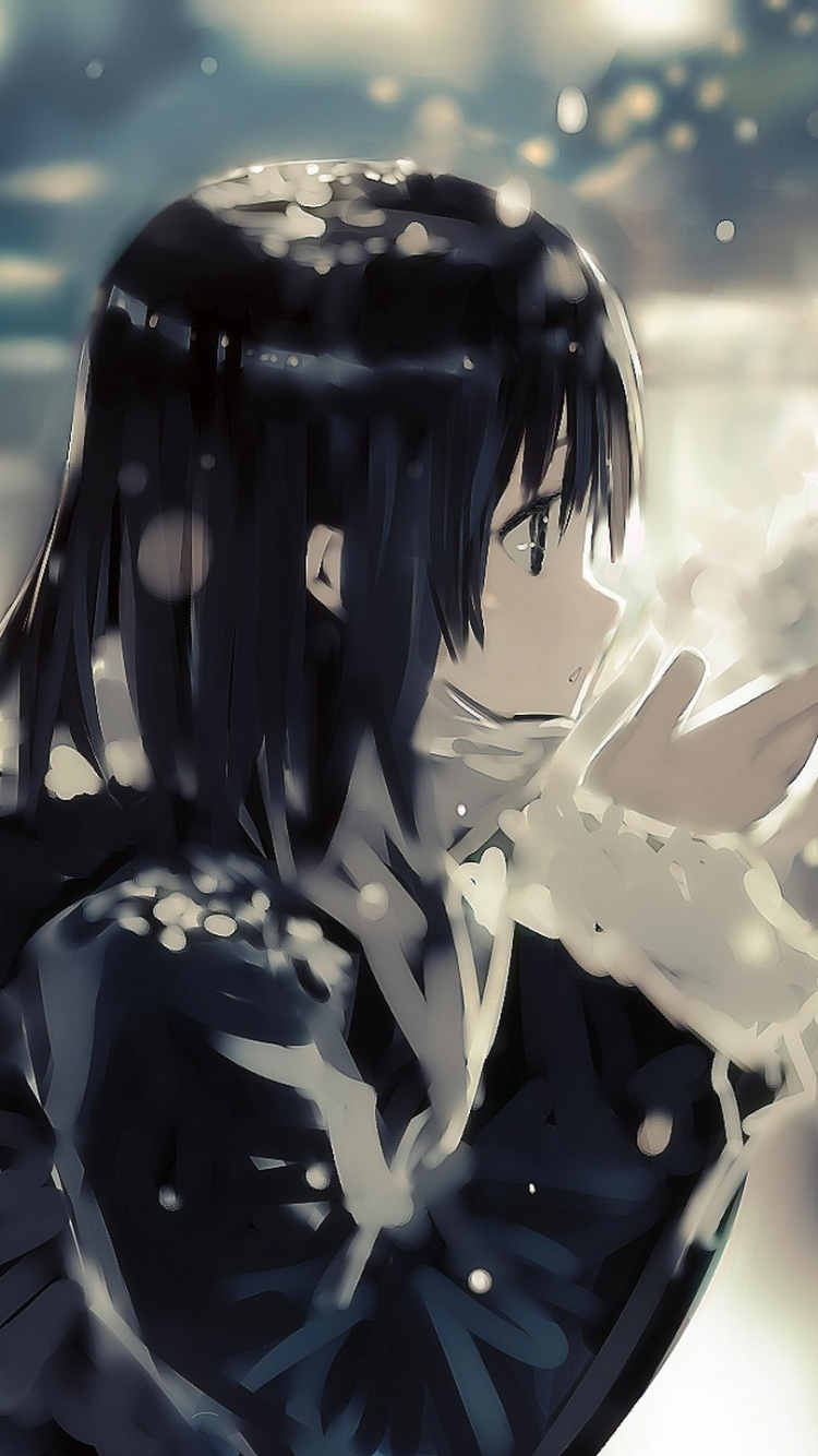 White and Blue Glass Decor. Wallpaper in 750x1334 Resolution