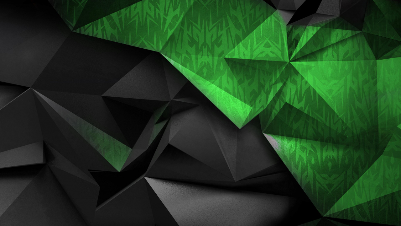 Acer, Verde, Diseño, Patrón, Gráficos. Wallpaper in 1280x720 Resolution