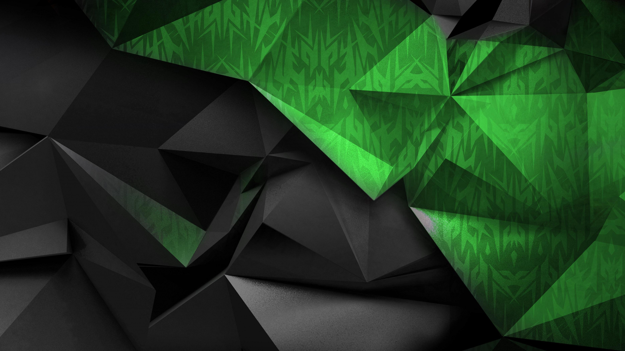 Acer, Verde, Diseño, Patrón, Gráficos. Wallpaper in 2560x1440 Resolution
