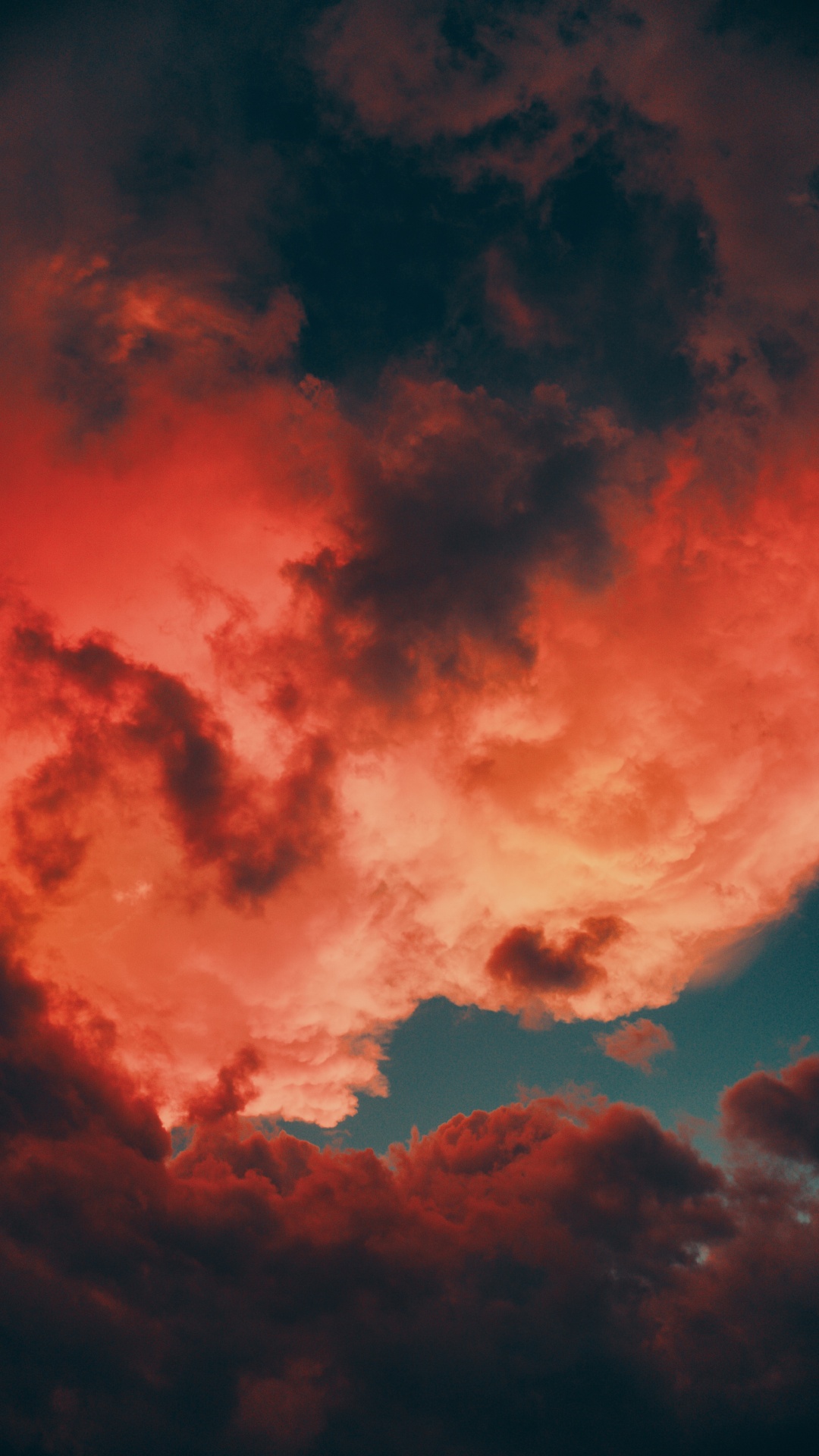 Cloud, Afterglow, Red, Daytime, Orange. Wallpaper in 1080x1920 Resolution