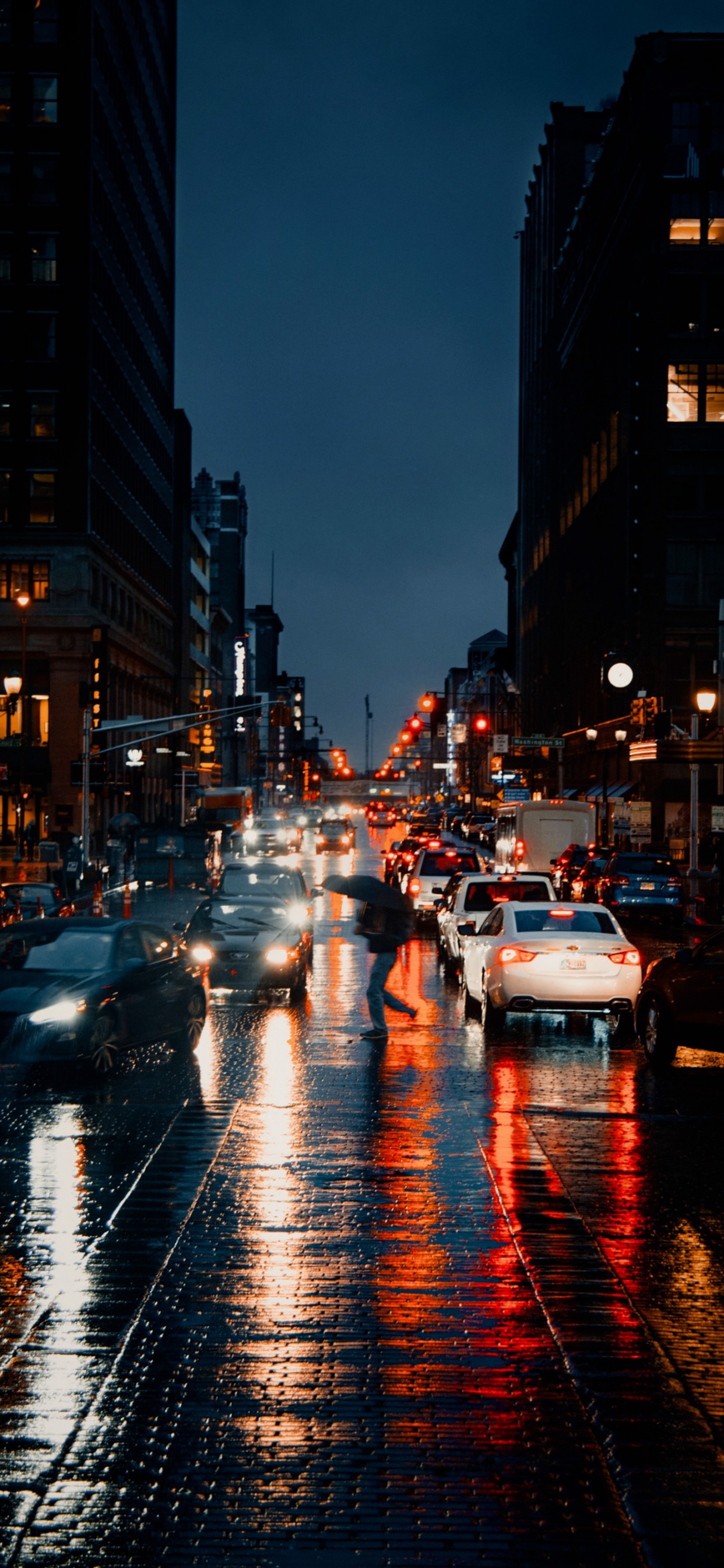 Rain, Cars, Building, Automotive Lighting, Light. Wallpaper in 1242x2688 Resolution