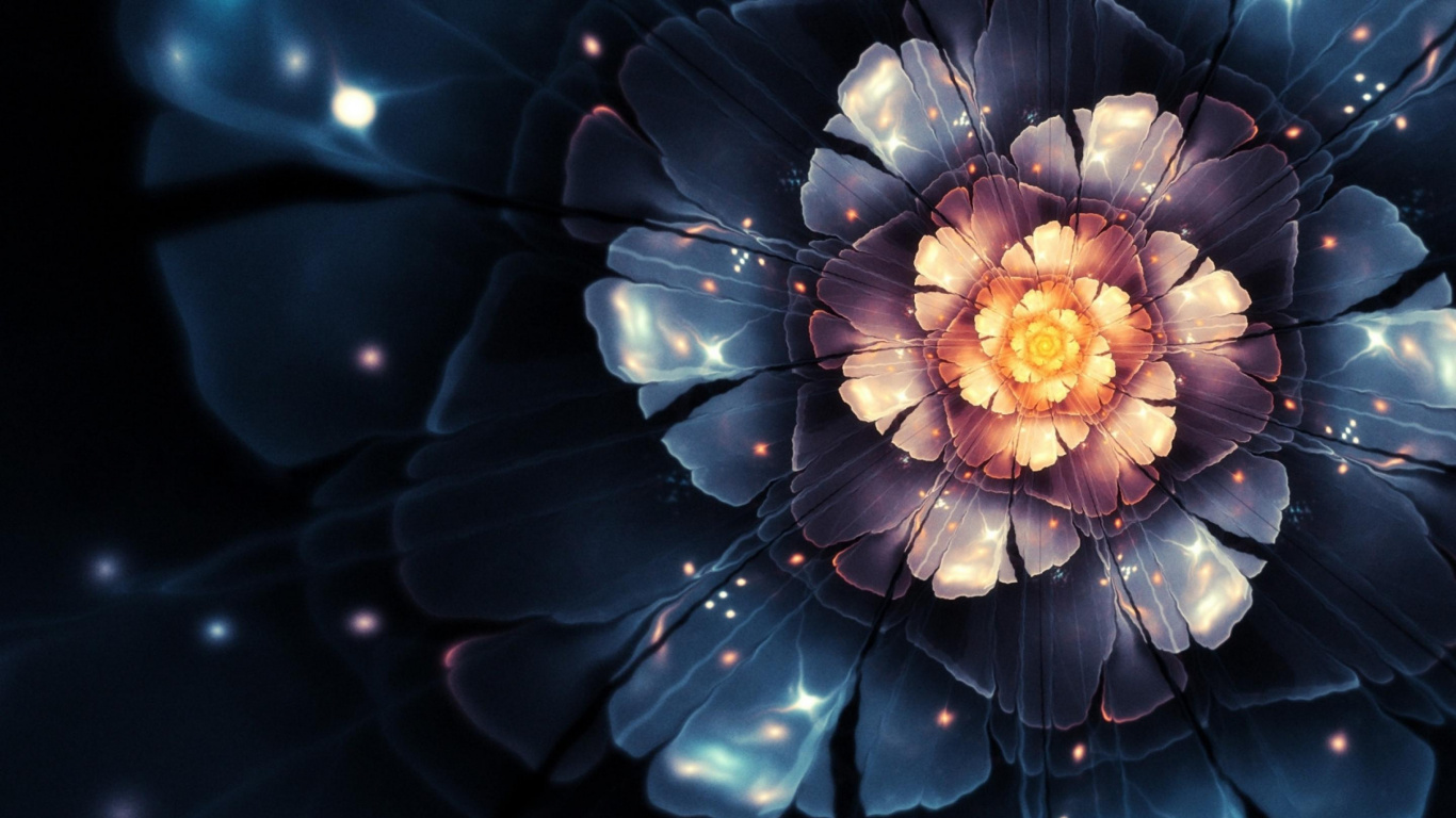 工厂, 弹簧, 分形, 显花植物, 菌群 壁纸 1366x768 允许