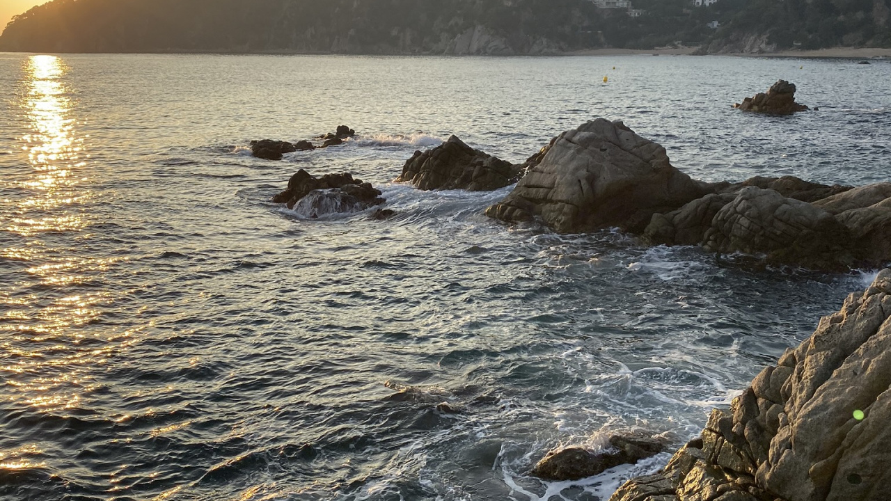 Mer, Eau, Côte, Rock, Banque. Wallpaper in 1280x720 Resolution