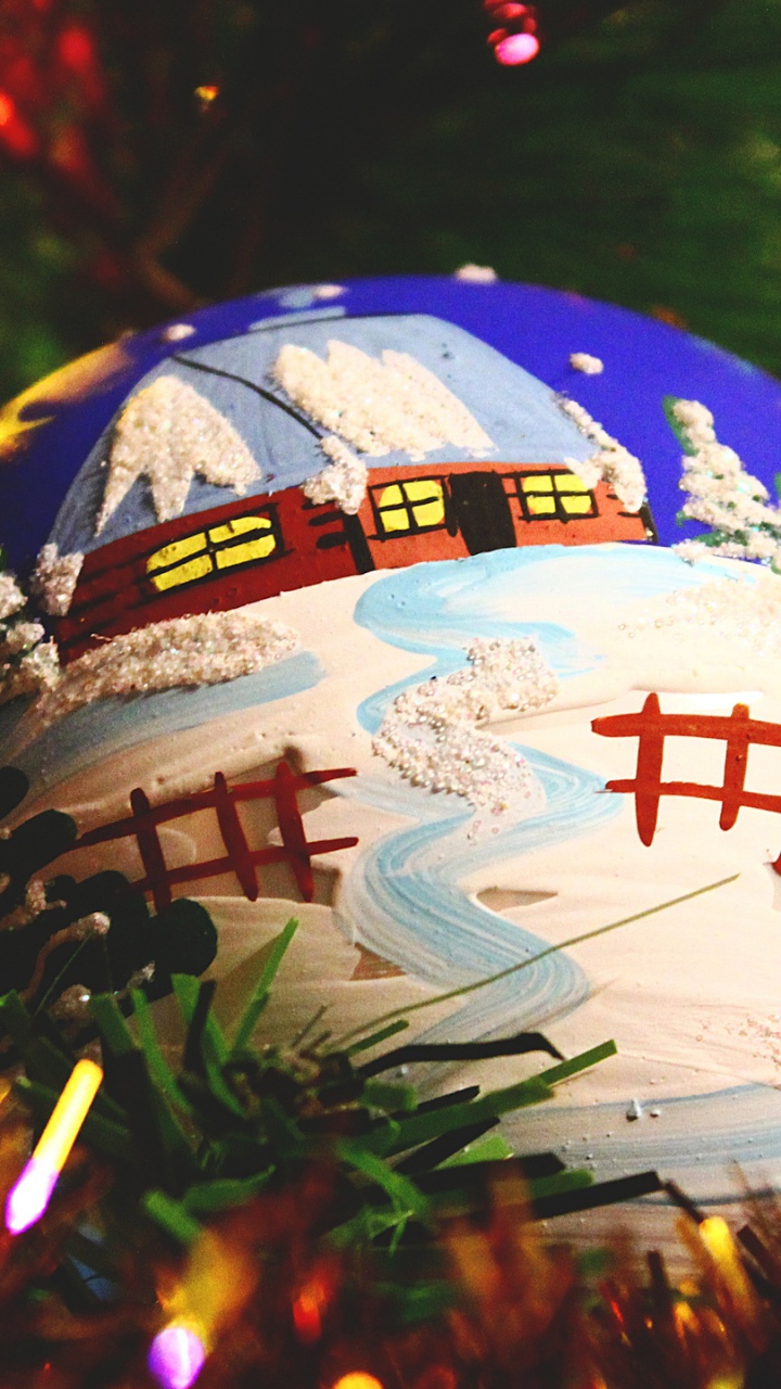 Le Jour De Noël, Nouvelle Année, Sphère, Événement, Santa Claus. Wallpaper in 720x1280 Resolution