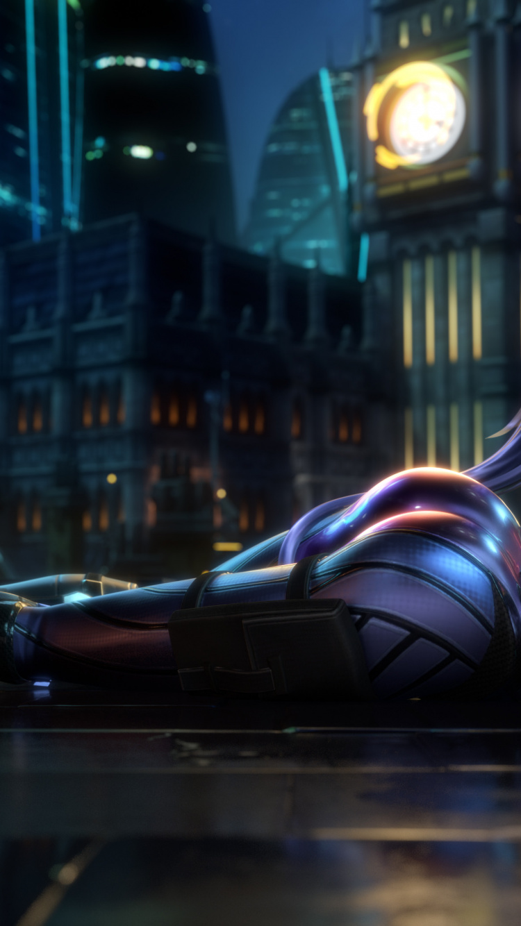 Witwenmacher Wache, Overwatch, Lena Oxton, Uhr, Action-Abenteuer-Spiel. Wallpaper in 750x1334 Resolution