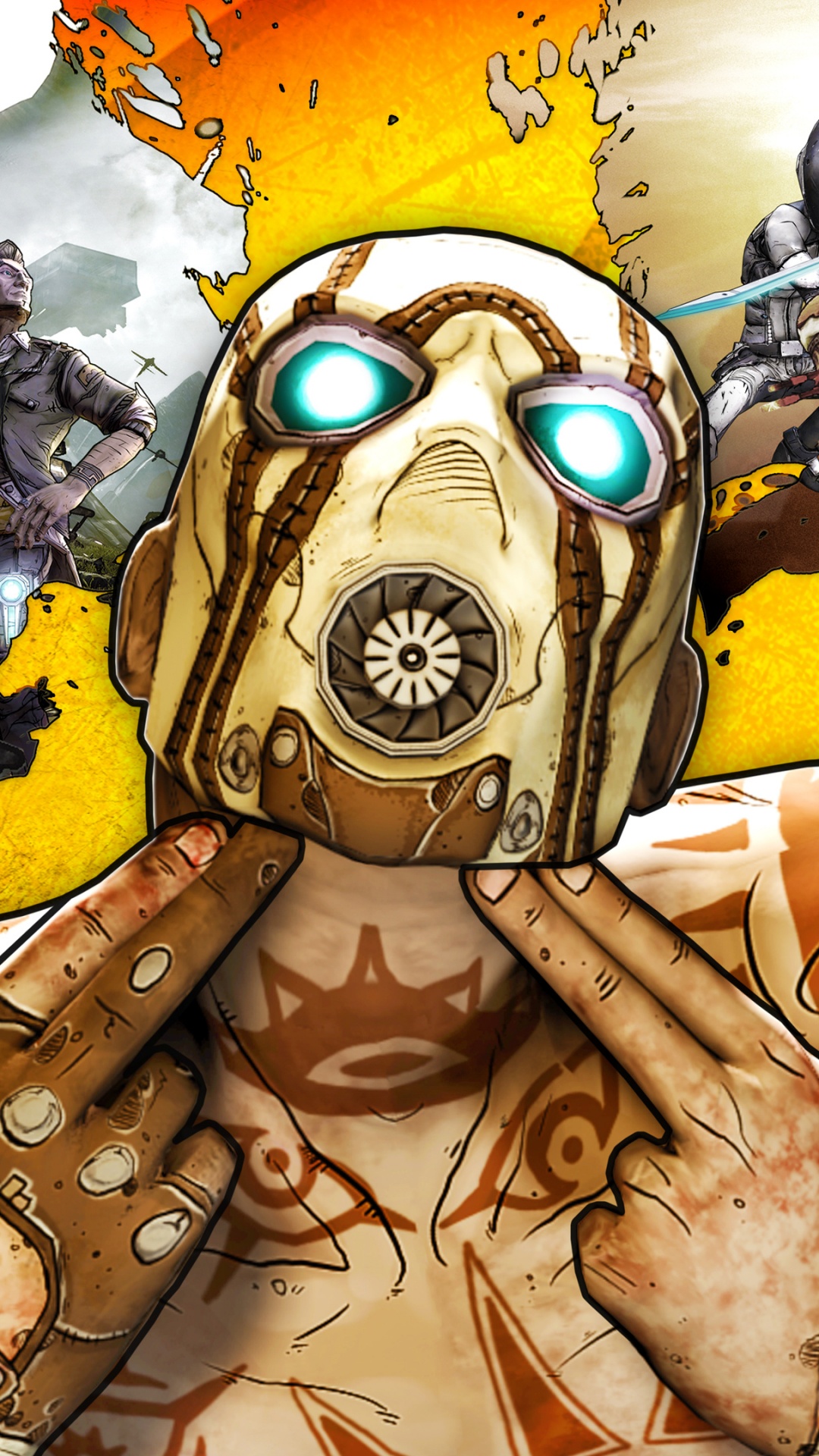 Fiction, Art, Borderlands The Handsome Collection, Comics, Borderlands The Pre-Sequel. Wallpaper in 1080x1920 Resolution