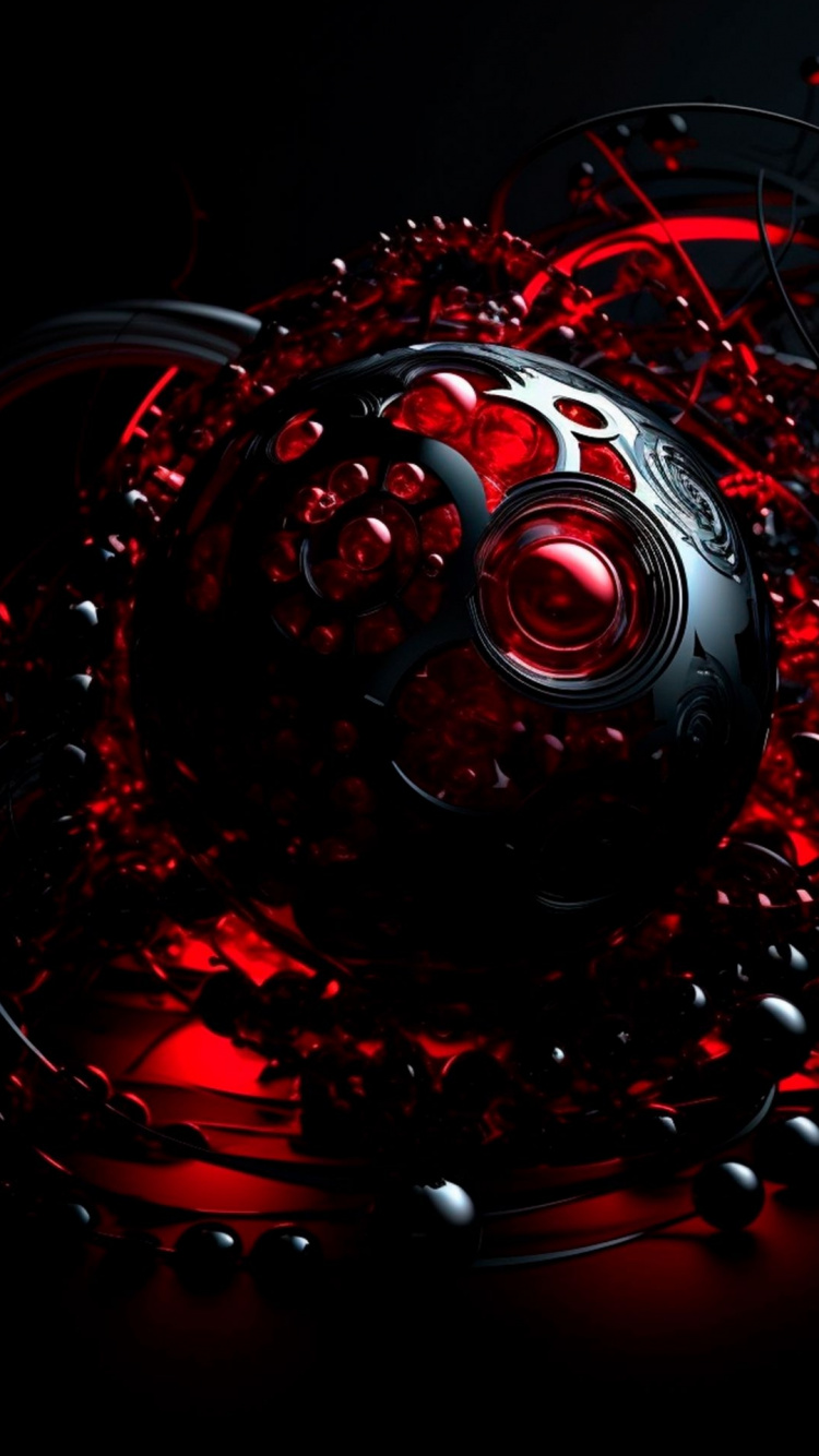 Arts Visuels, Graphisme, Art, Sphère, Liquid. Wallpaper in 750x1334 Resolution