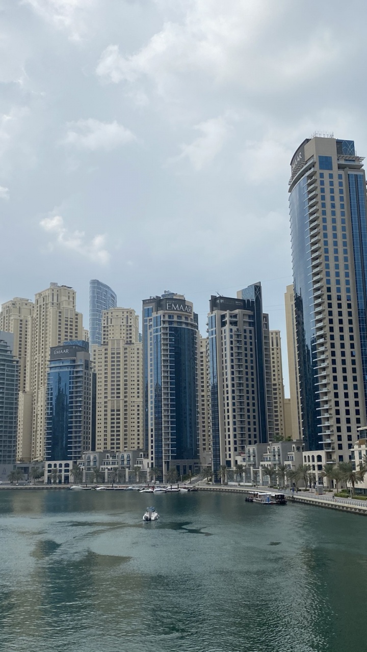 Dubai, Tower Block, Daytime, City, Property. Wallpaper in 720x1280 Resolution