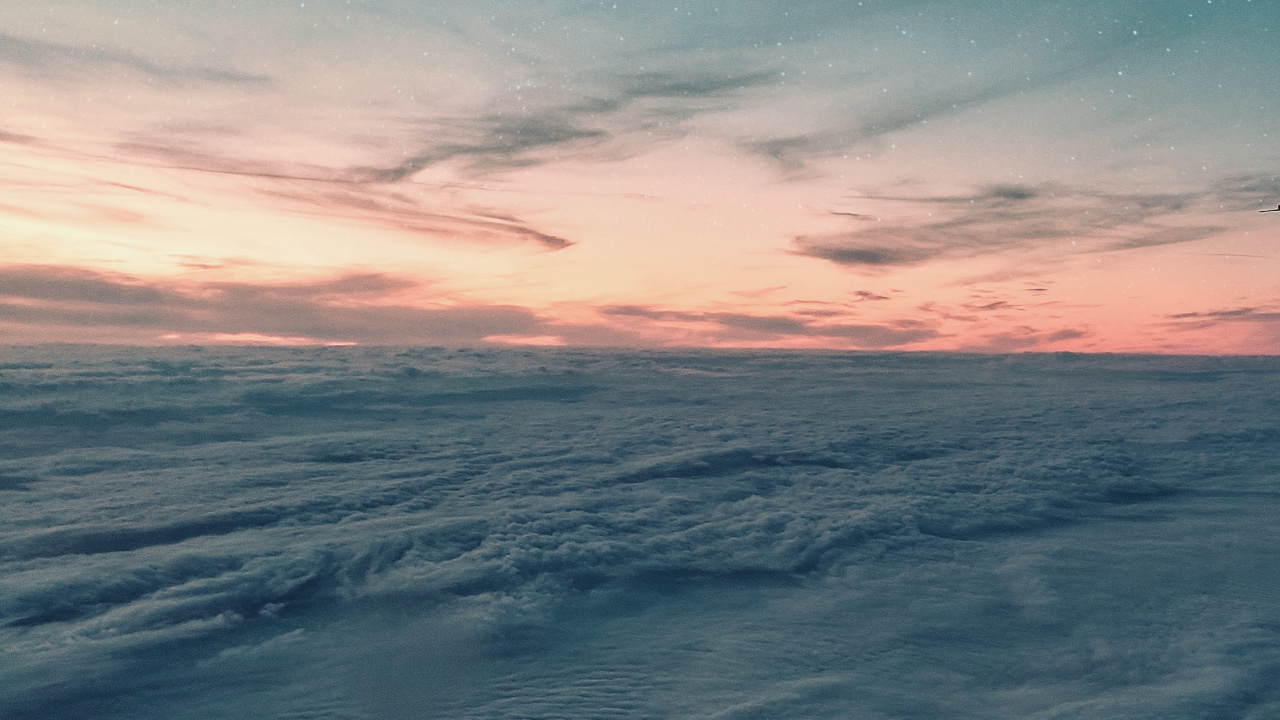 Horizon, Ocean, Sea, Blue, Atmosphere. Wallpaper in 1280x720 Resolution