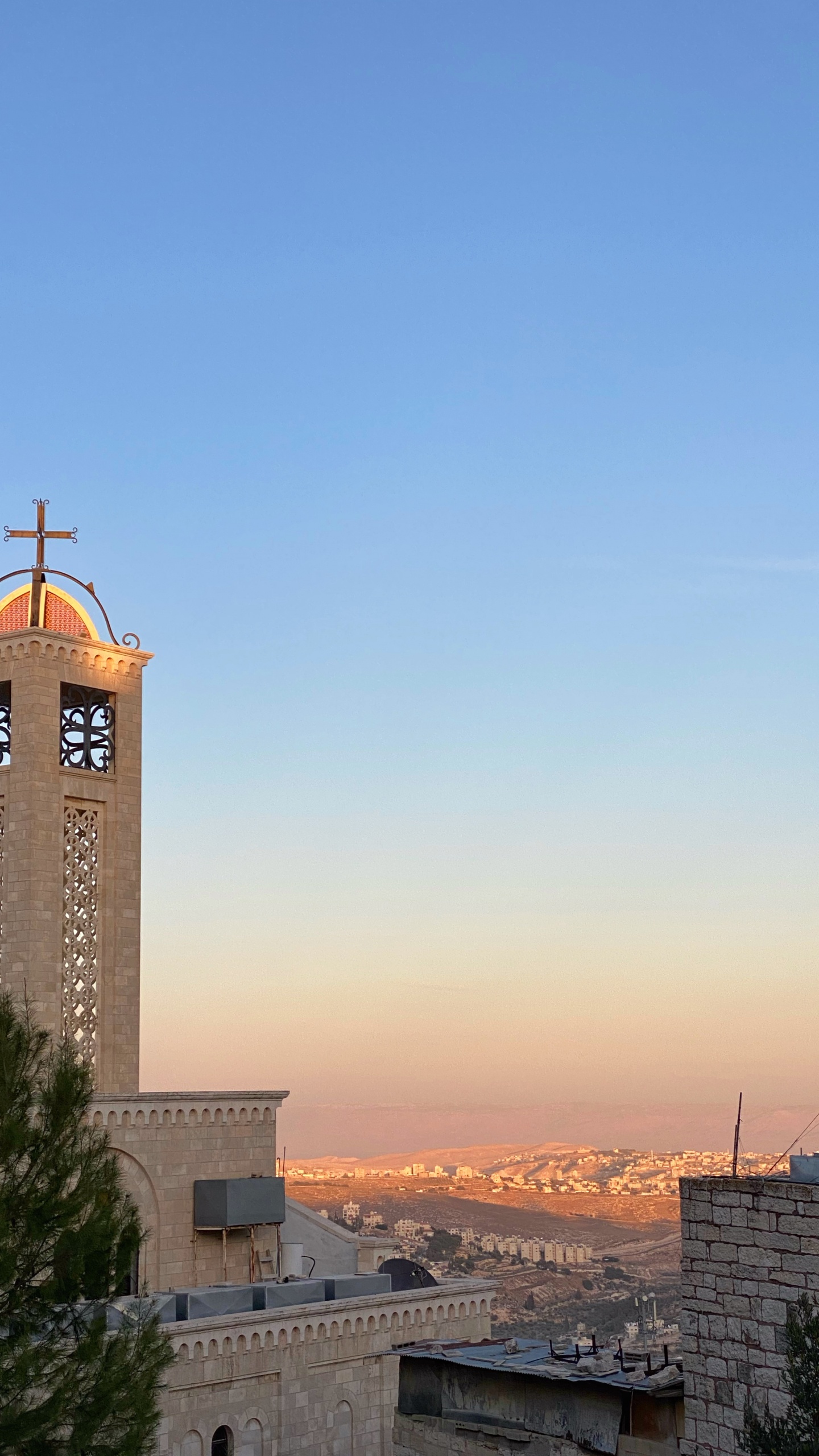 Jérusalem, Clocher, Spire, Église, Toit. Wallpaper in 1440x2560 Resolution