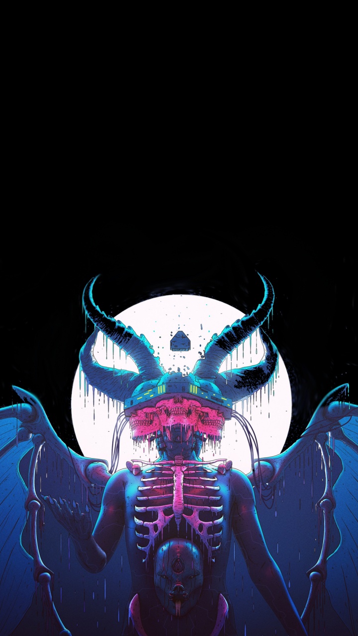 Amoled, Kunst, Zeichnung, Symmetrie, Illustration. Wallpaper in 720x1280 Resolution