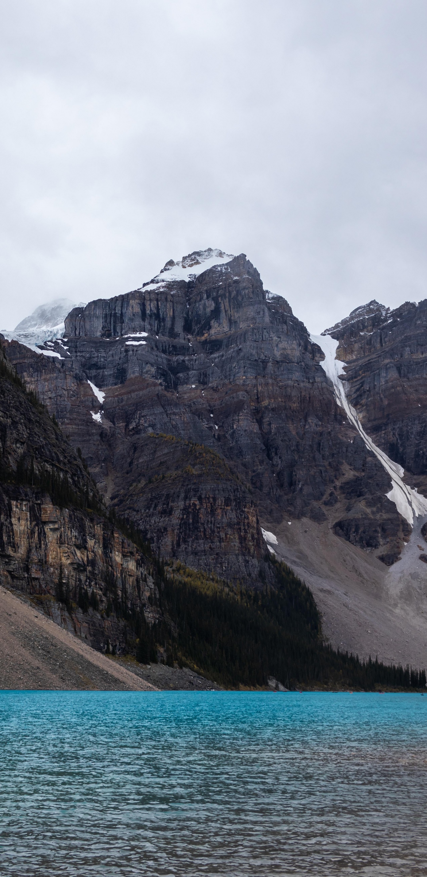 Moraine Lake, Water, Cloud, Mountain, Water Resources. Wallpaper in 1440x2960 Resolution