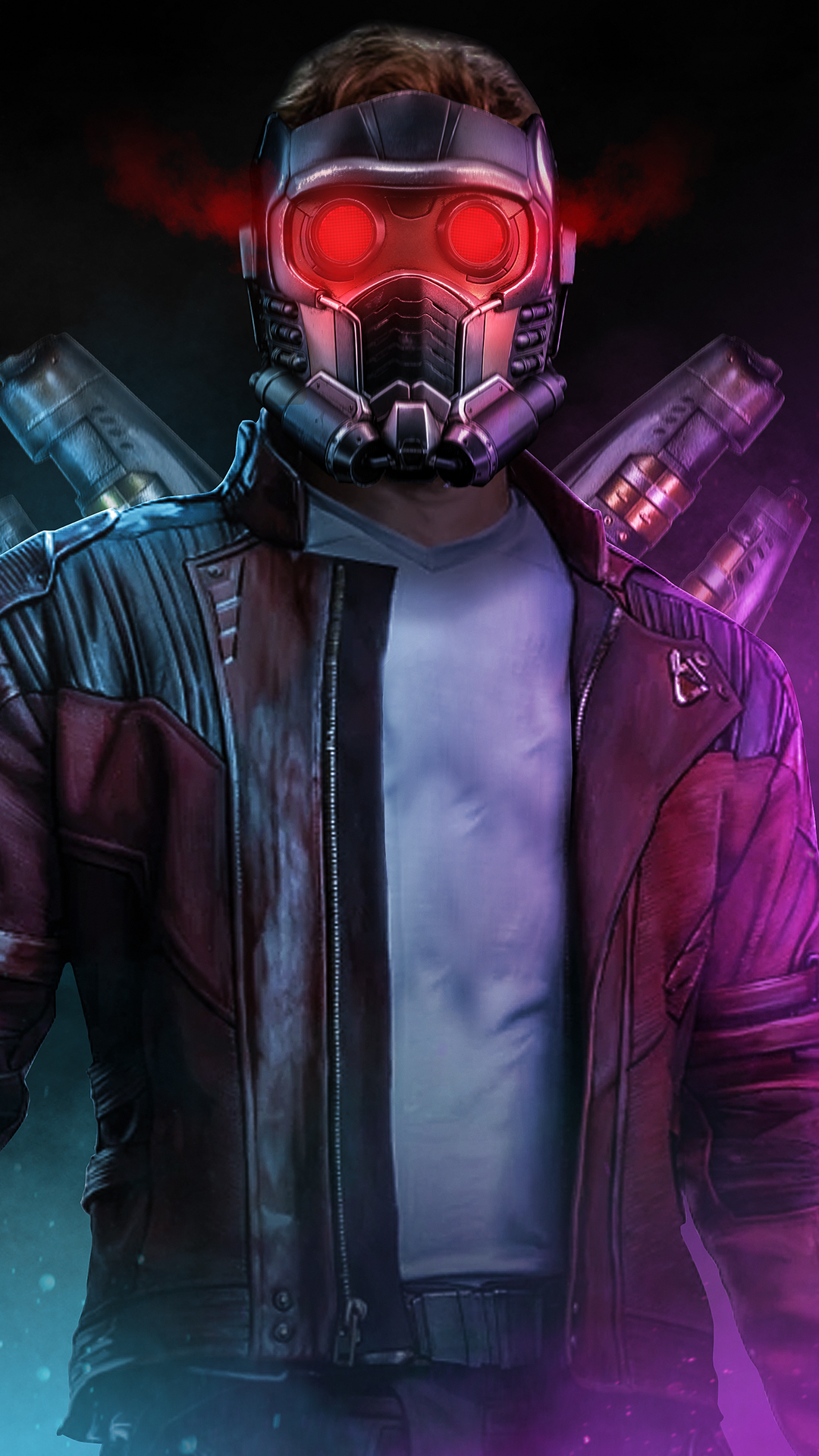 Obscurité, Star-Lord, Les Vêtements D'extérieur, Lumière, Purple. Wallpaper in 1080x1920 Resolution