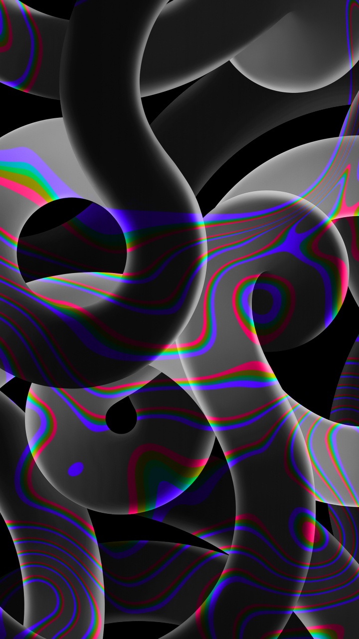 256 Gb, Magenta, Art, Pattern, Electric Blue. Wallpaper in 720x1280 Resolution